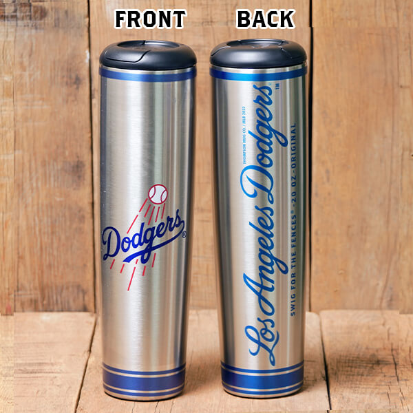 Los Angeles Dodgers Metal Dugout Mug Stainless Steel Baseball Bat Mug