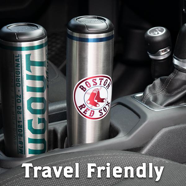Boston Red Sox Metal Dugout Mug Stainless Steel Baseball Bat Mug