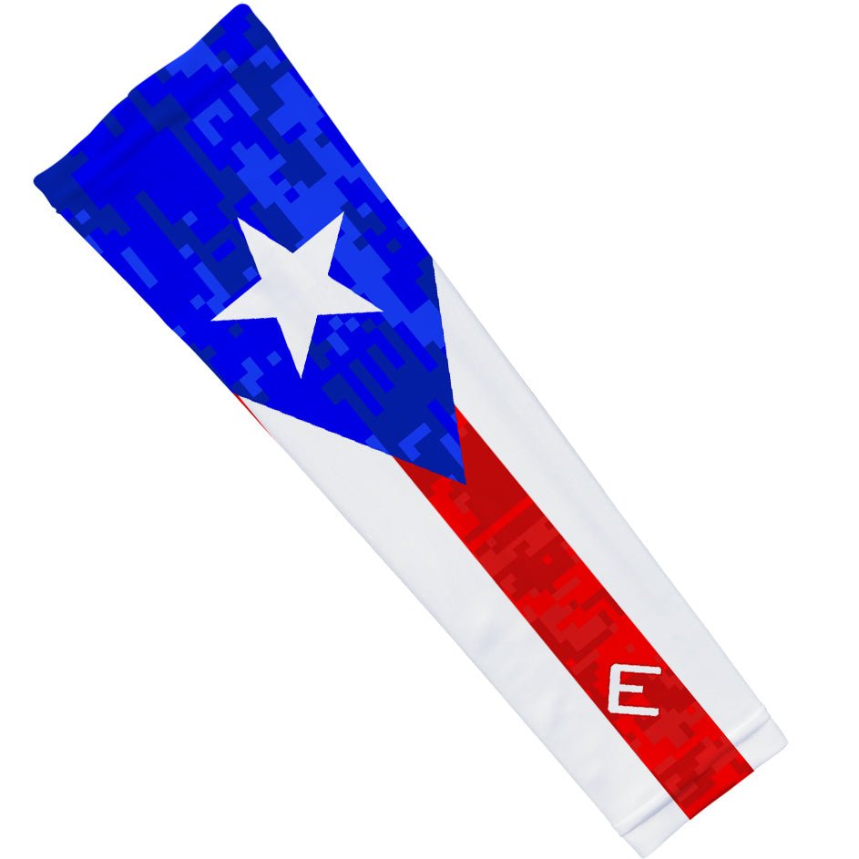 Striped headband with blue, white, and red colors on a white background
