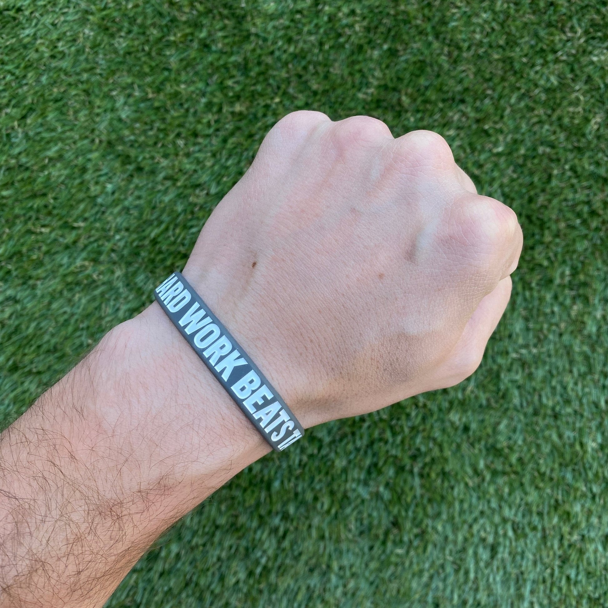 Hard Work Beats Talent Wristband