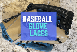 Collection of baseball glove laces in a gallery layout