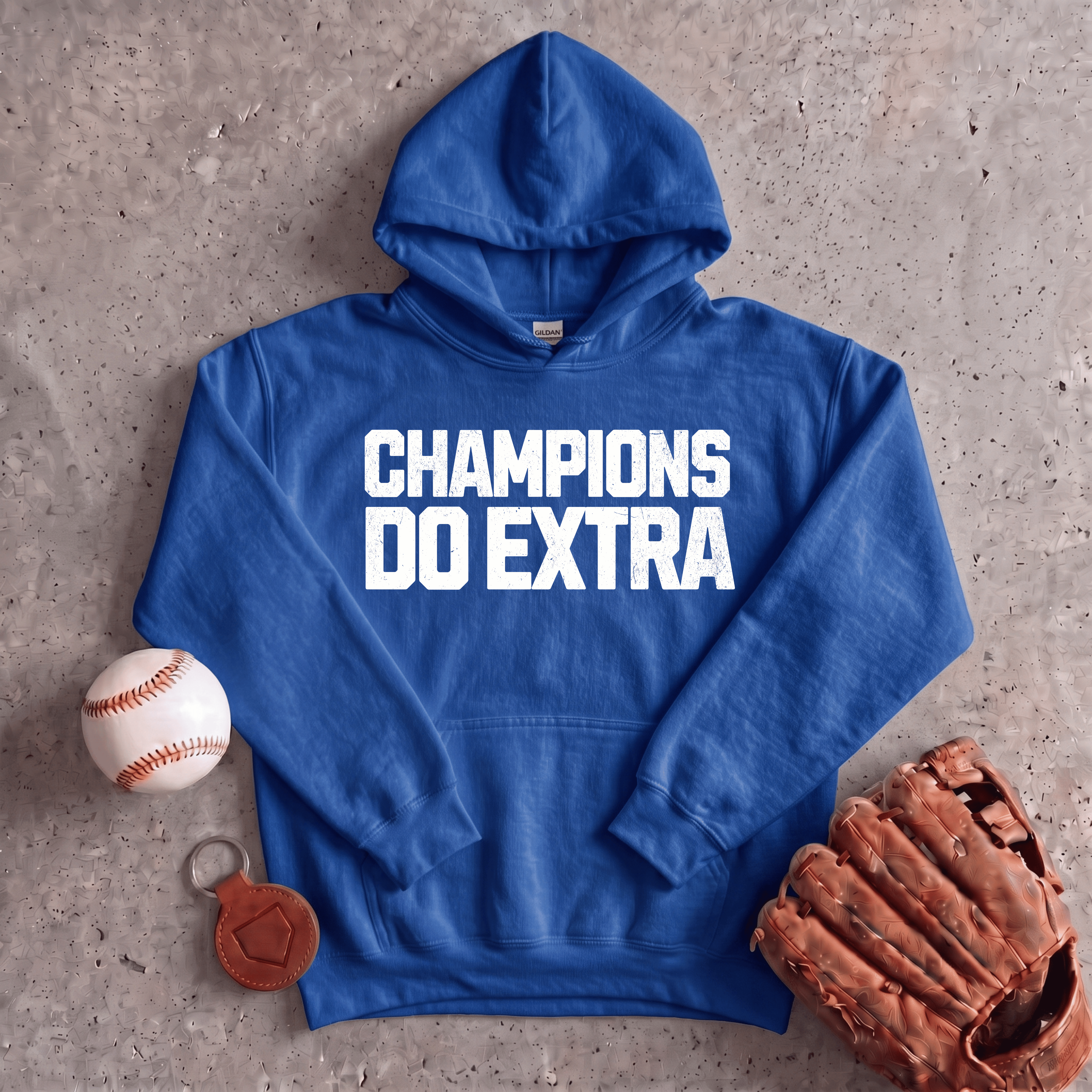 Collection of Champions Do Extra Hoodie in a gallery layout