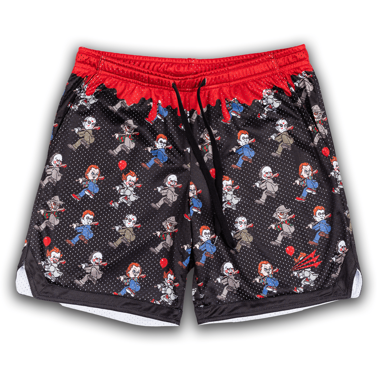 Collection of slashers baseball shorts in a gallery layout