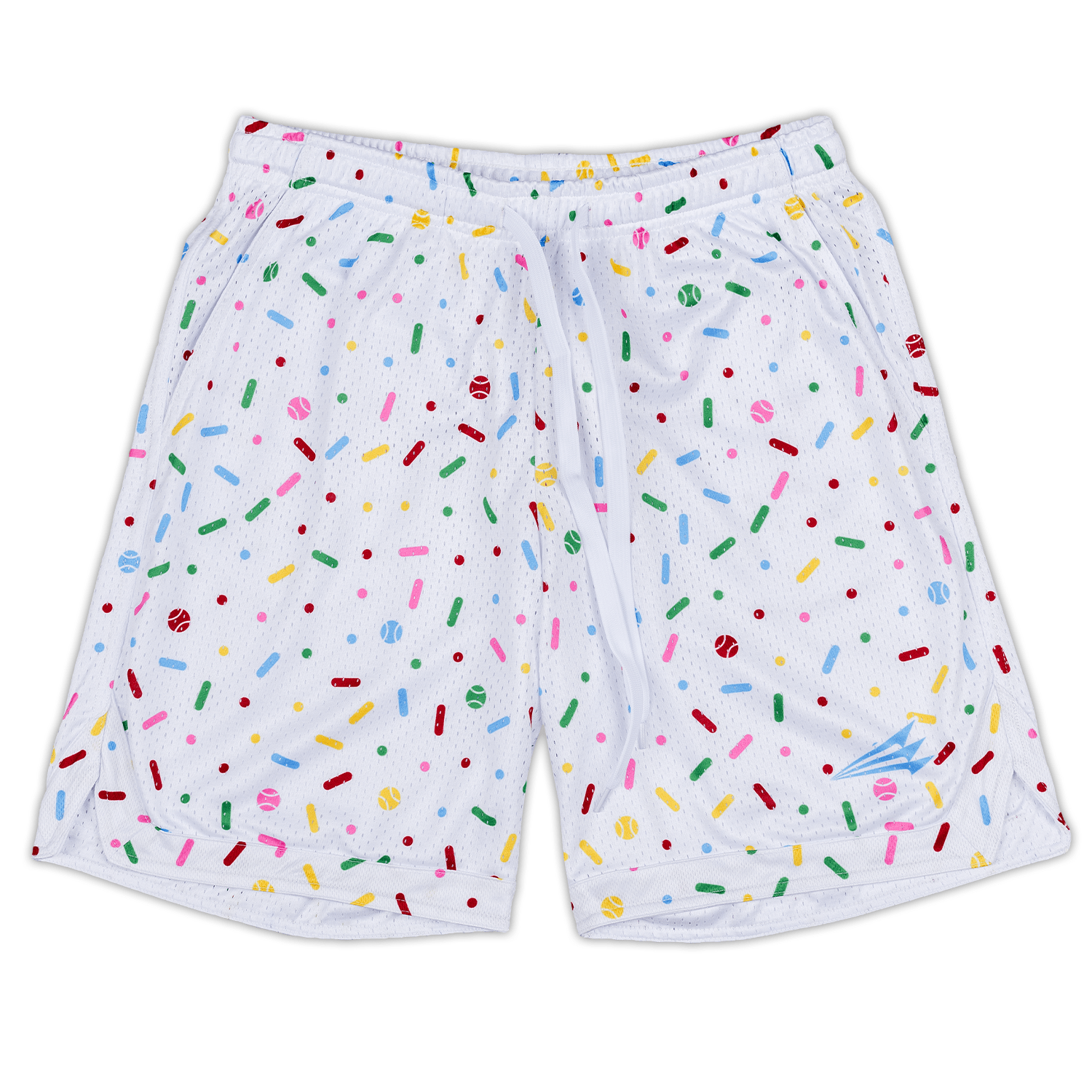 Collection of sprinkles baseball shorts in a gallery layout