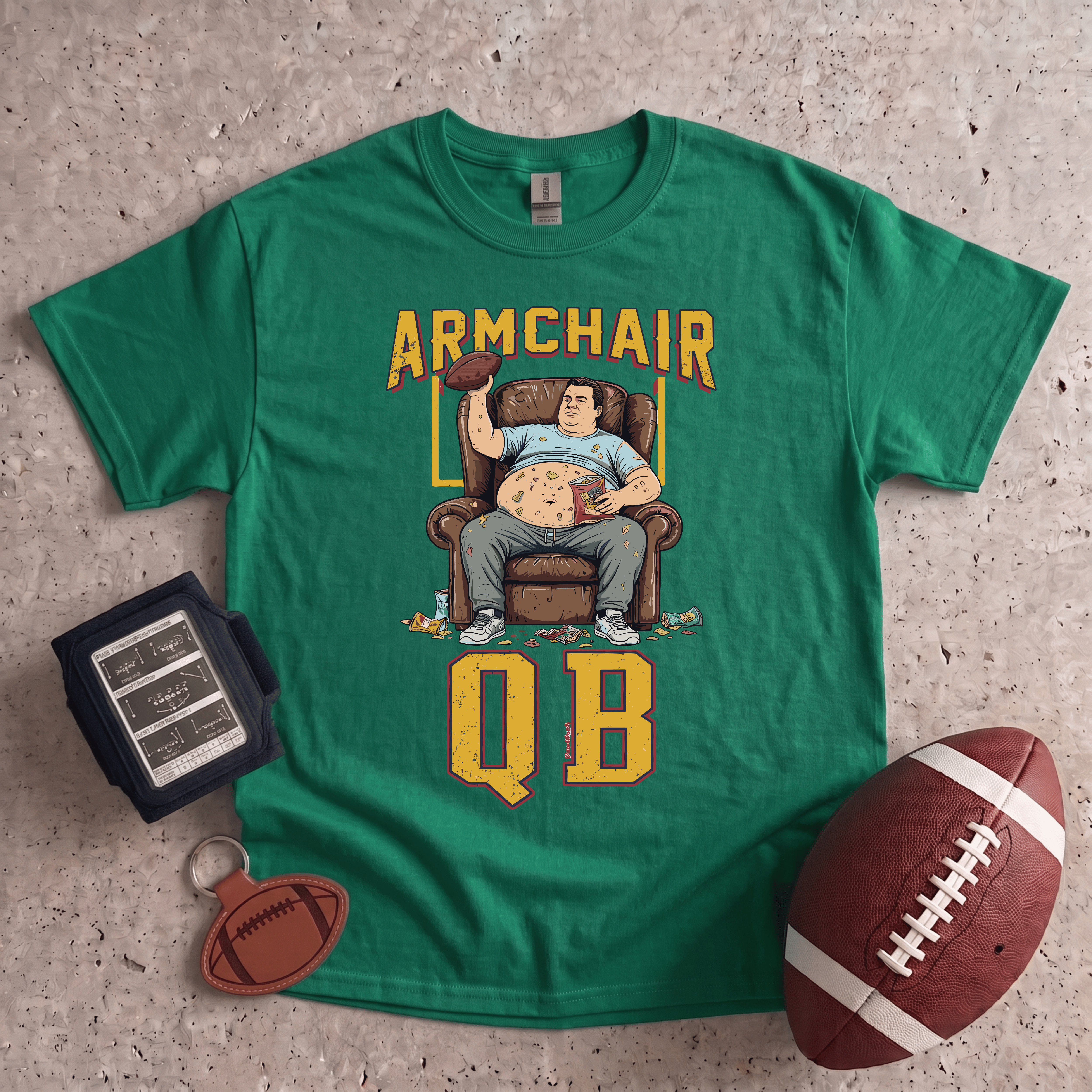Collection of Armchair QB T-Shirt in a gallery layout