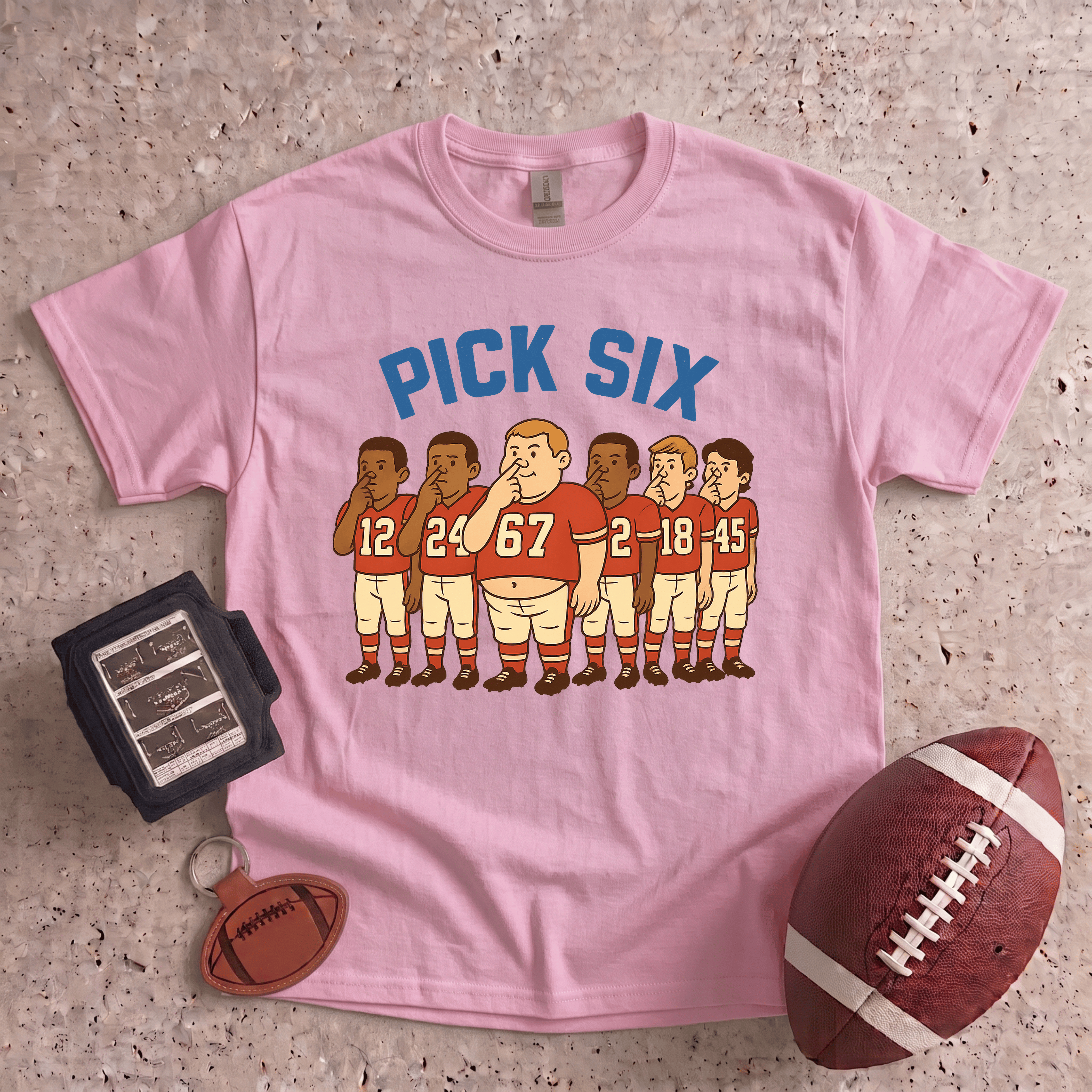 Collection of Pick Six T-Shirt in a gallery layout