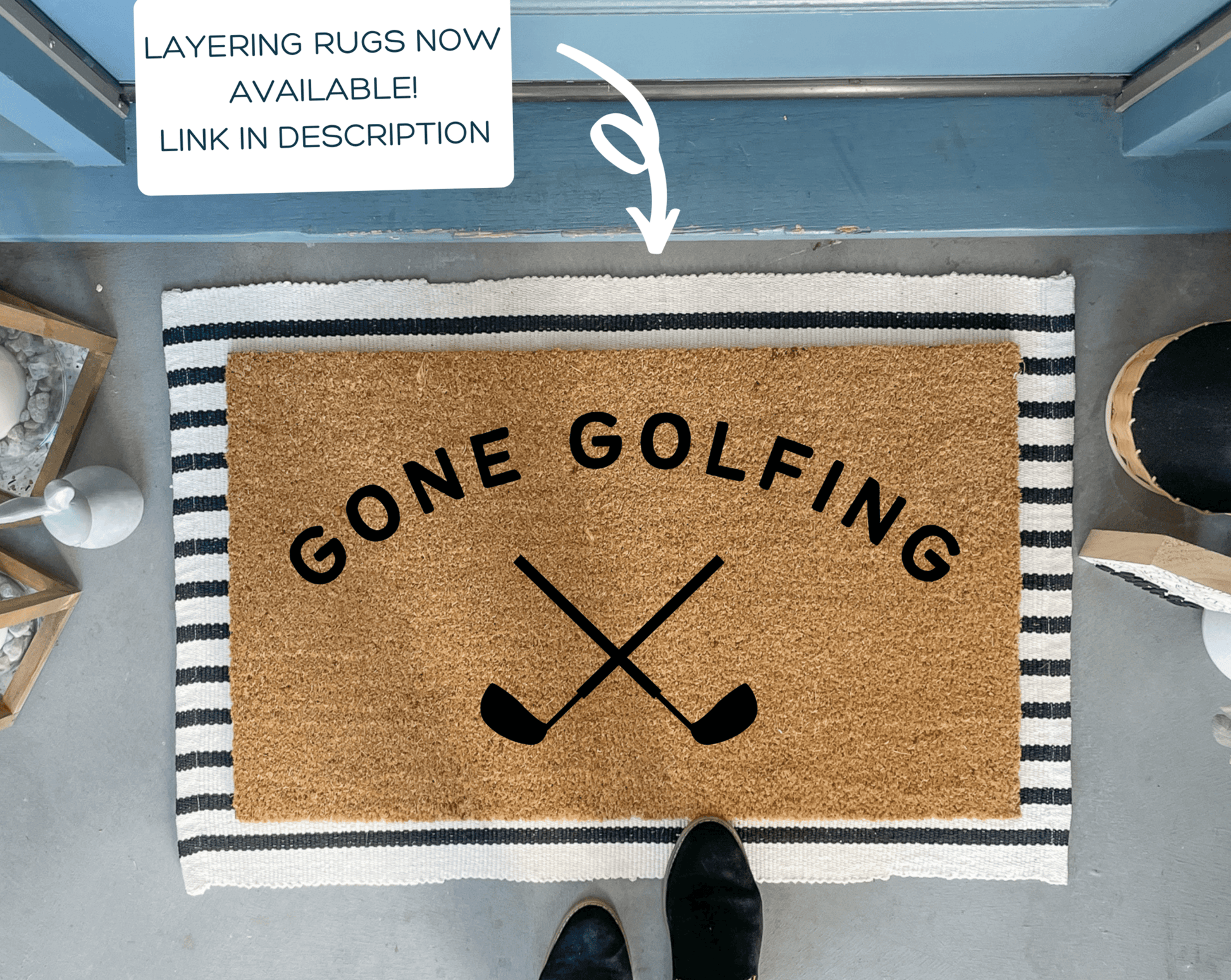 Gone Golfing Doormat