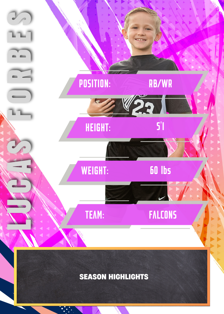 Collection of Custom Football Metal Sports Card – “Legend” Edition in a gallery layout