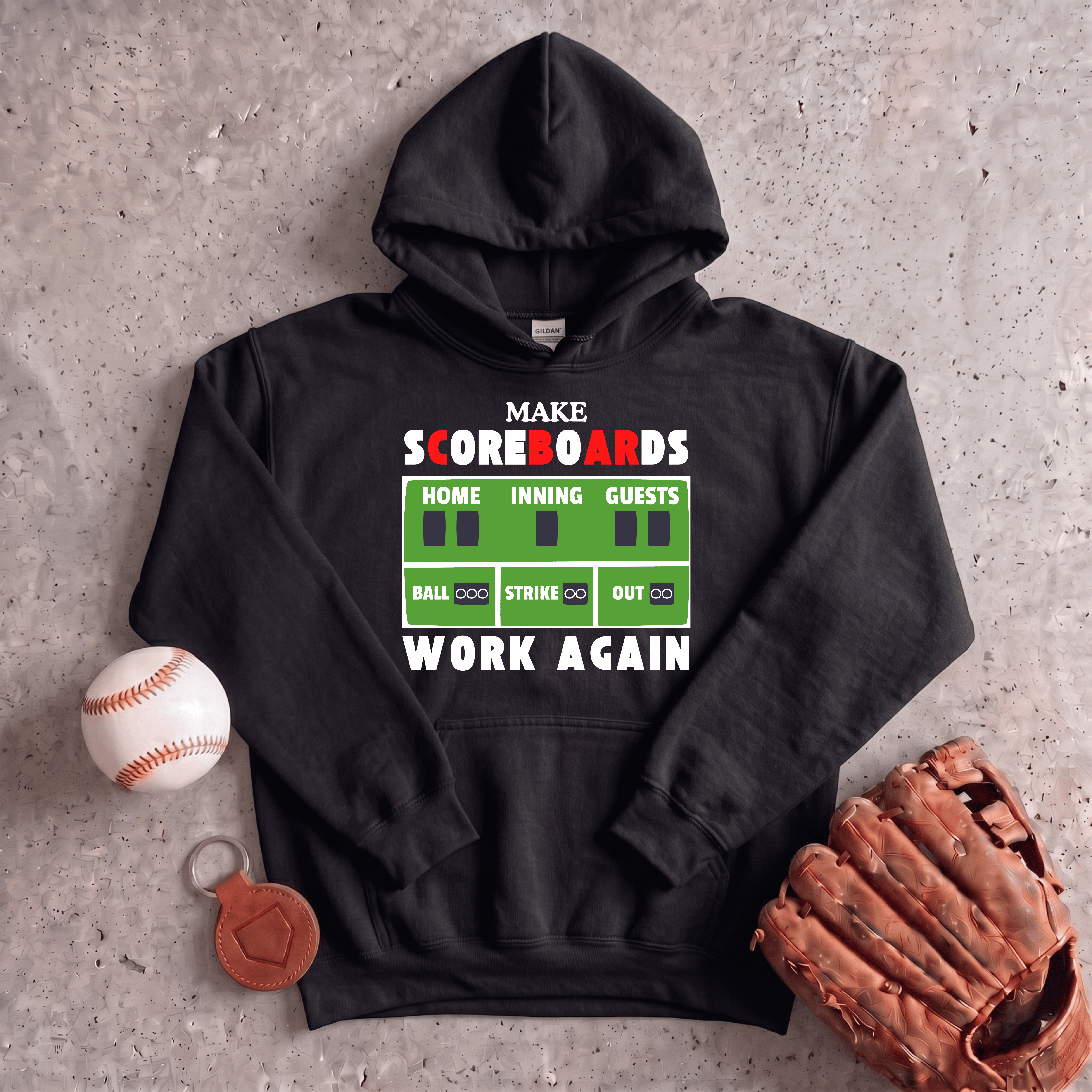 Collection of Make Scoreboards Work Again Hoodie in a gallery layout