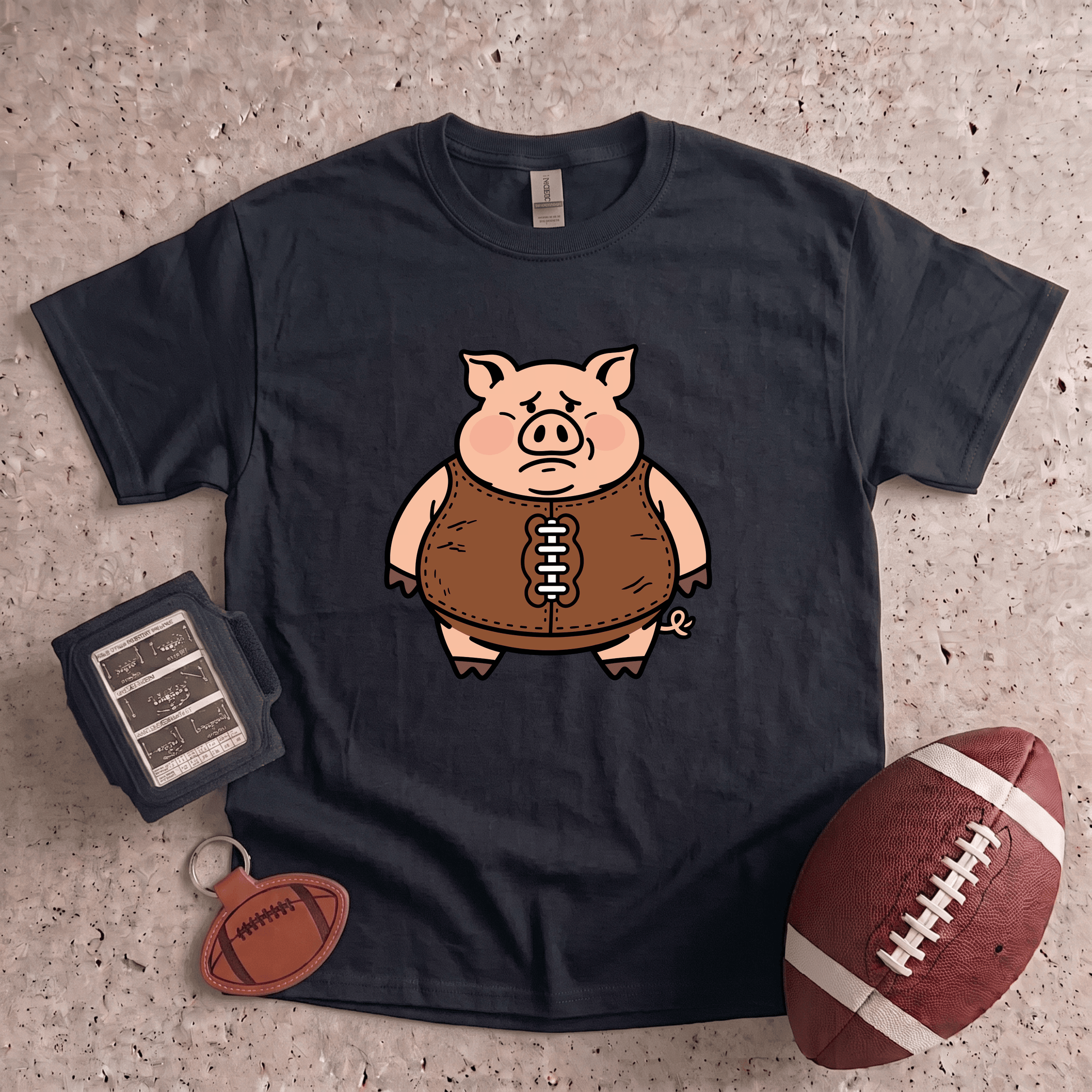 Pigskin T-Shirt | Funny Football Pun Shirt