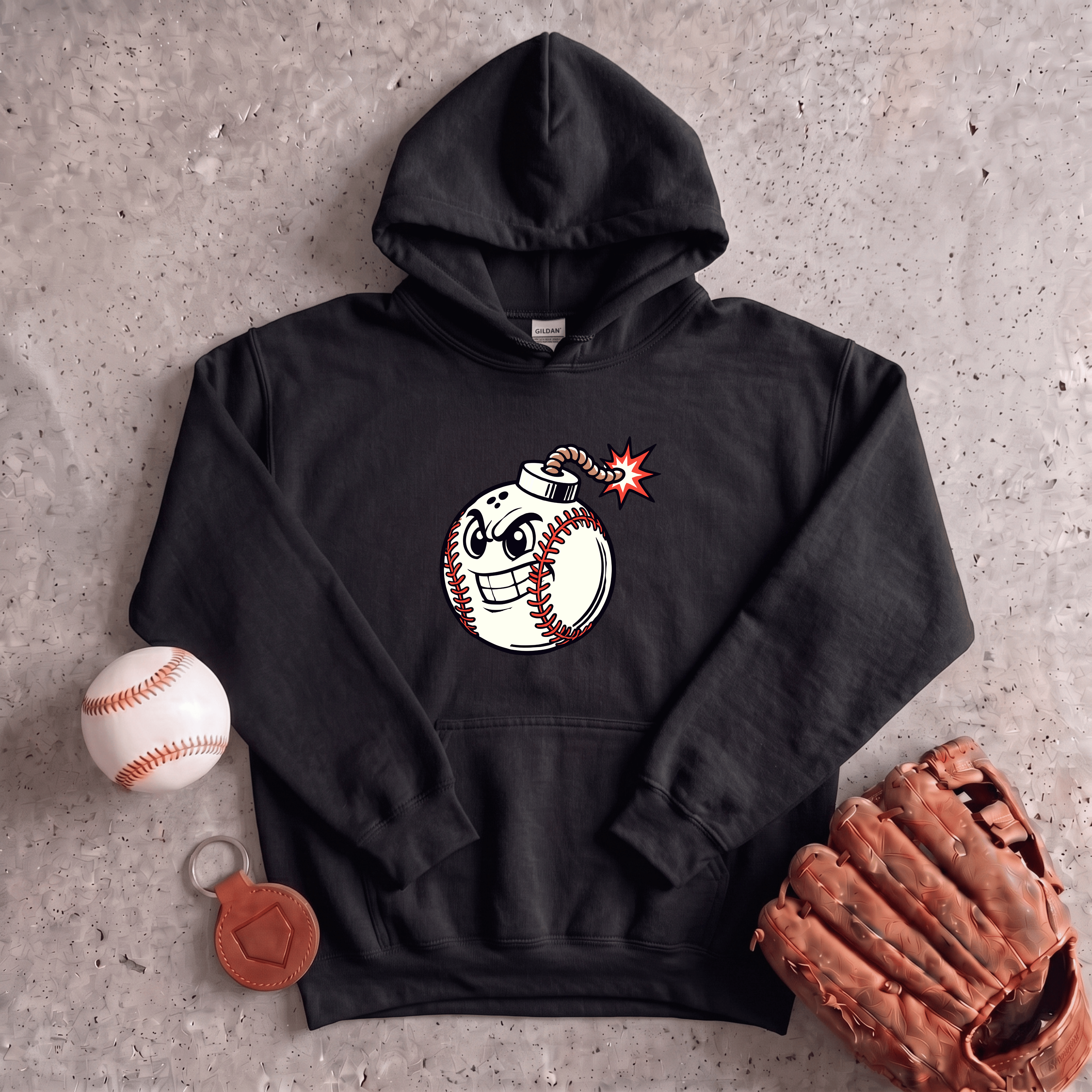 Collection of Hitting Bombs Hoodie in a gallery layout