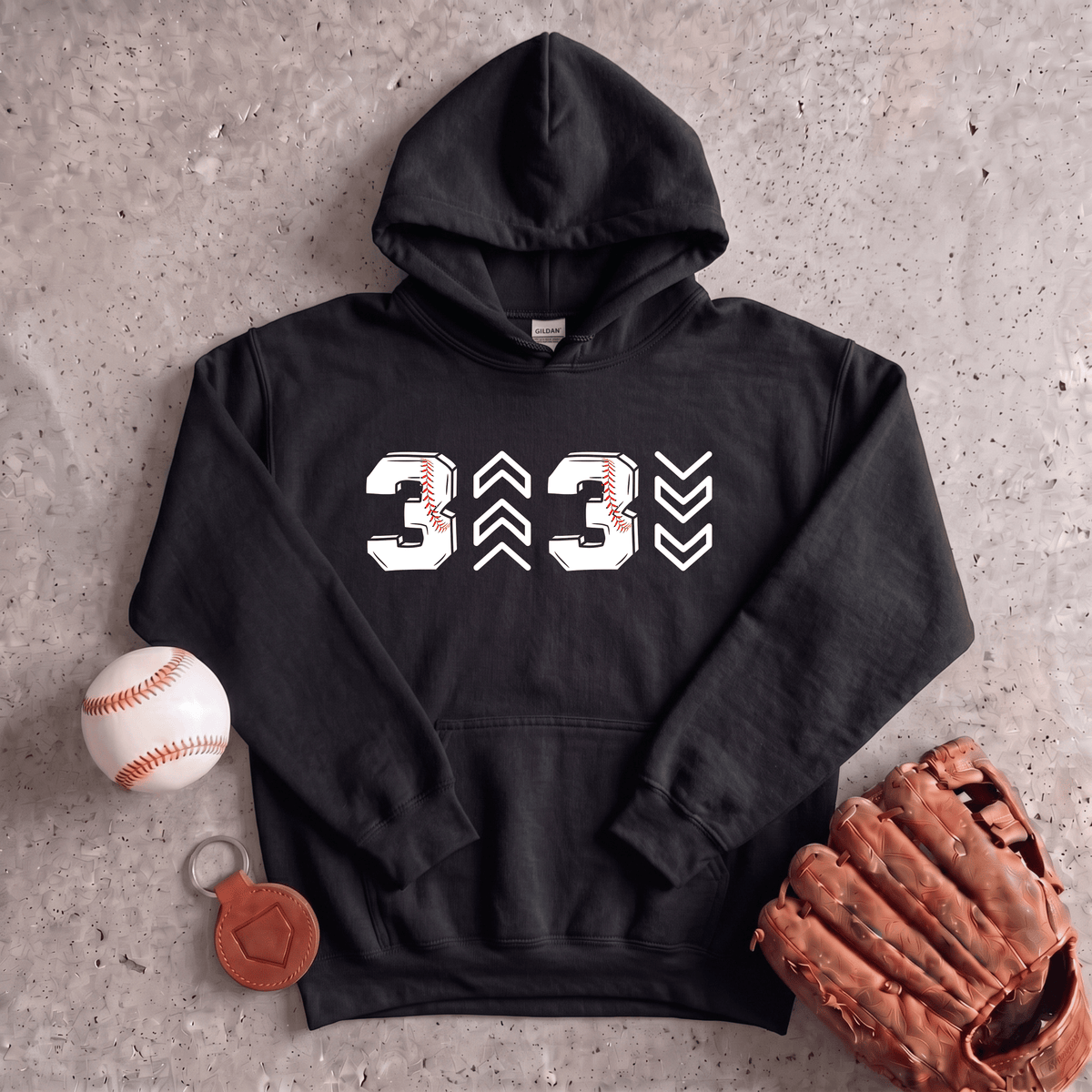 Three Up Three Down Hoodie