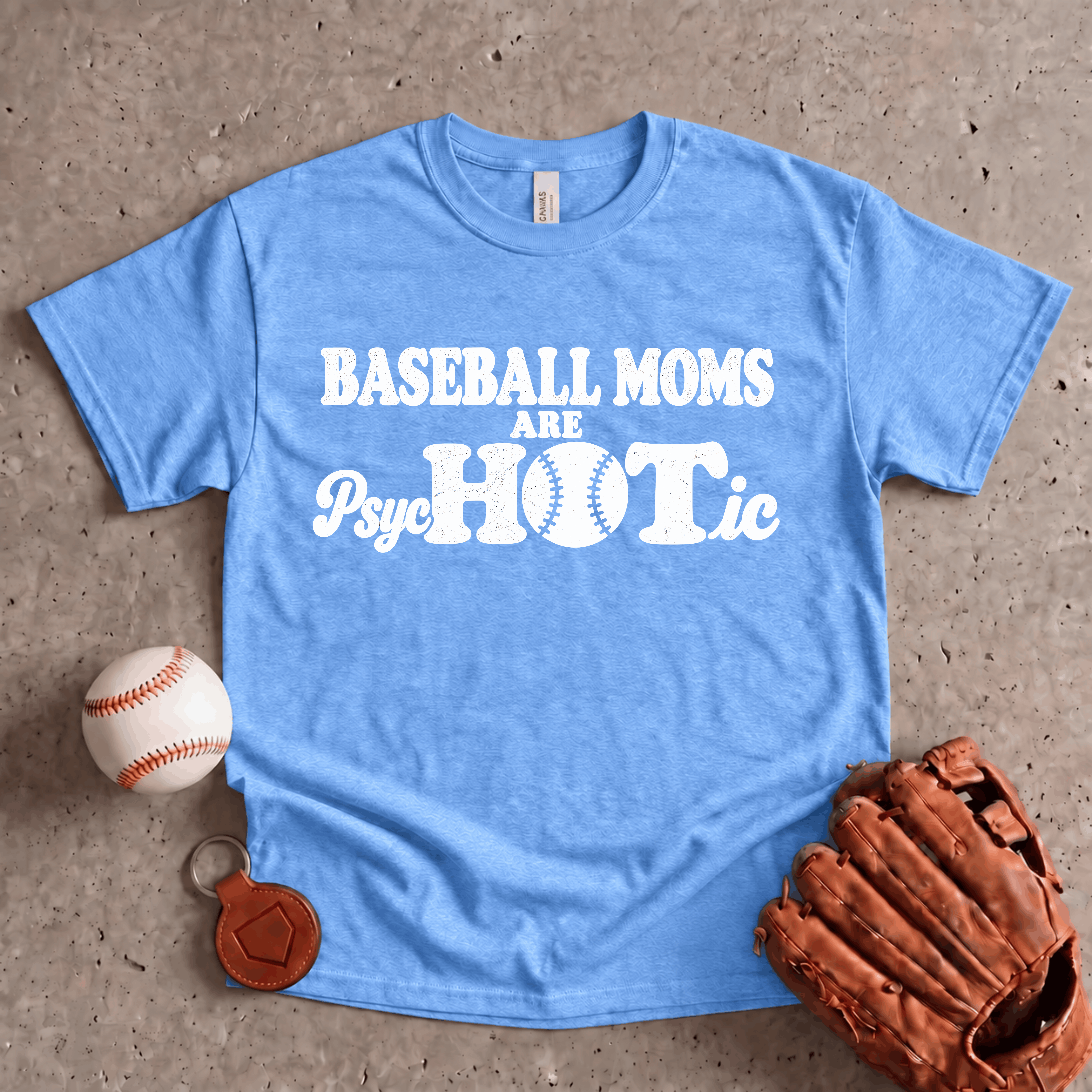 Collection of Psychotic Baseball Moms T-Shirt in a gallery layout