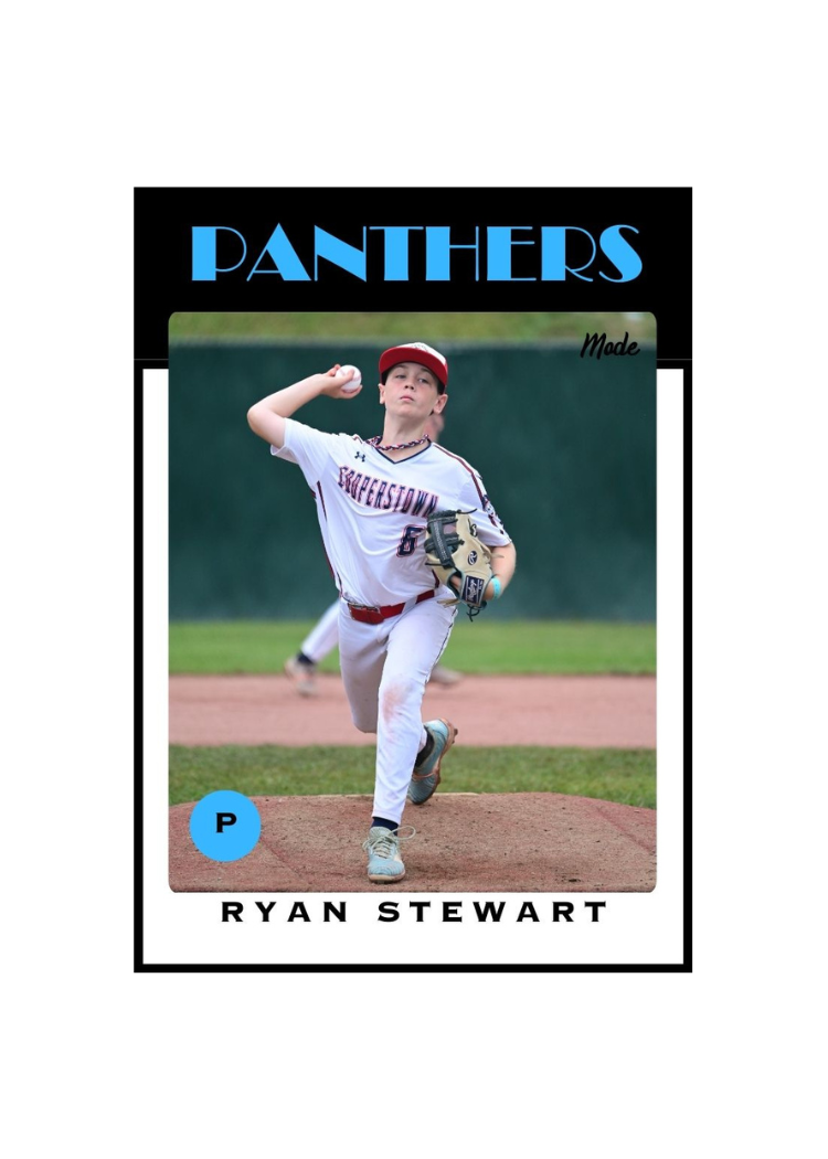 Collection of Retro Baseball Card Template #3 in a gallery layout