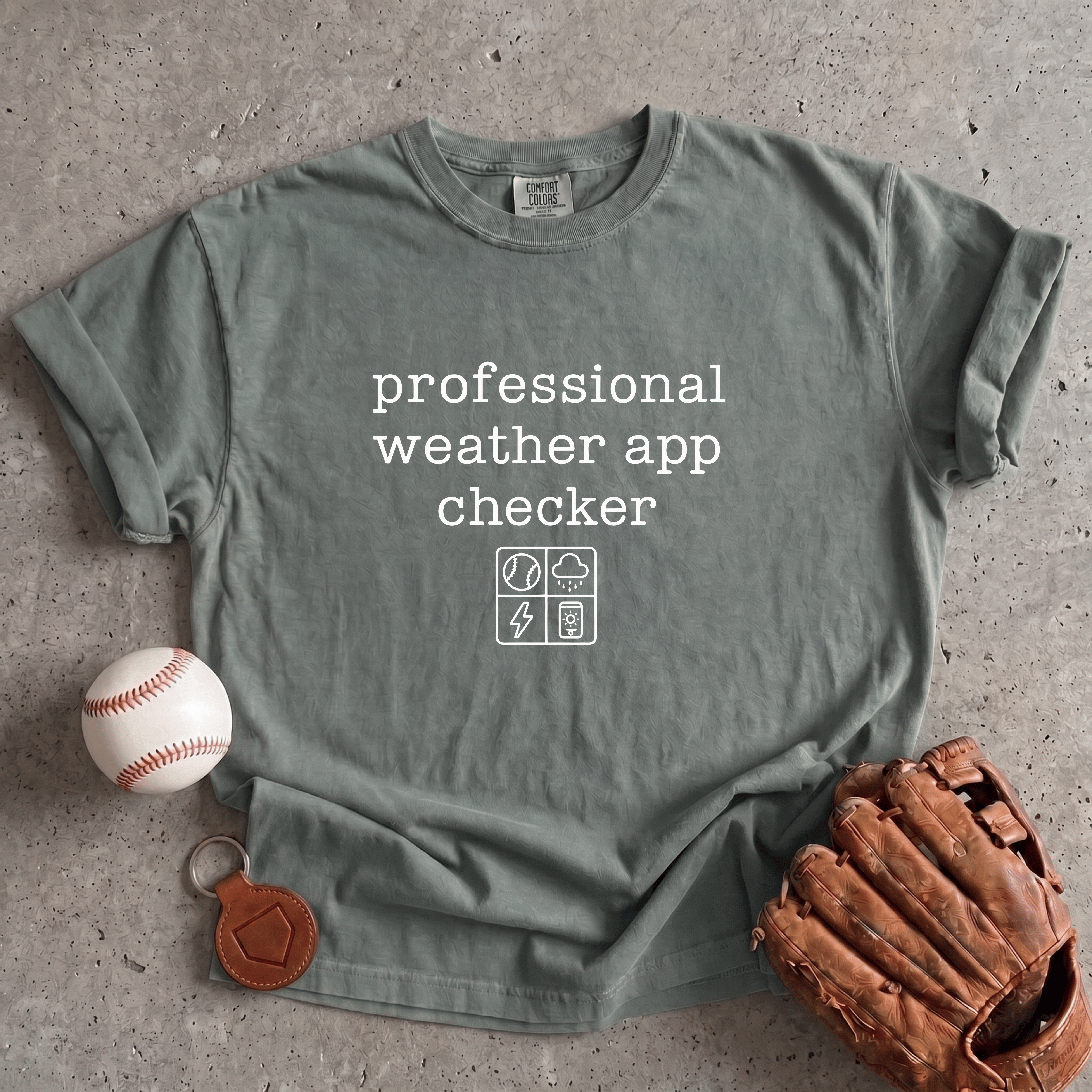 Collection of Weather App Checker T-Shirt in a gallery layout