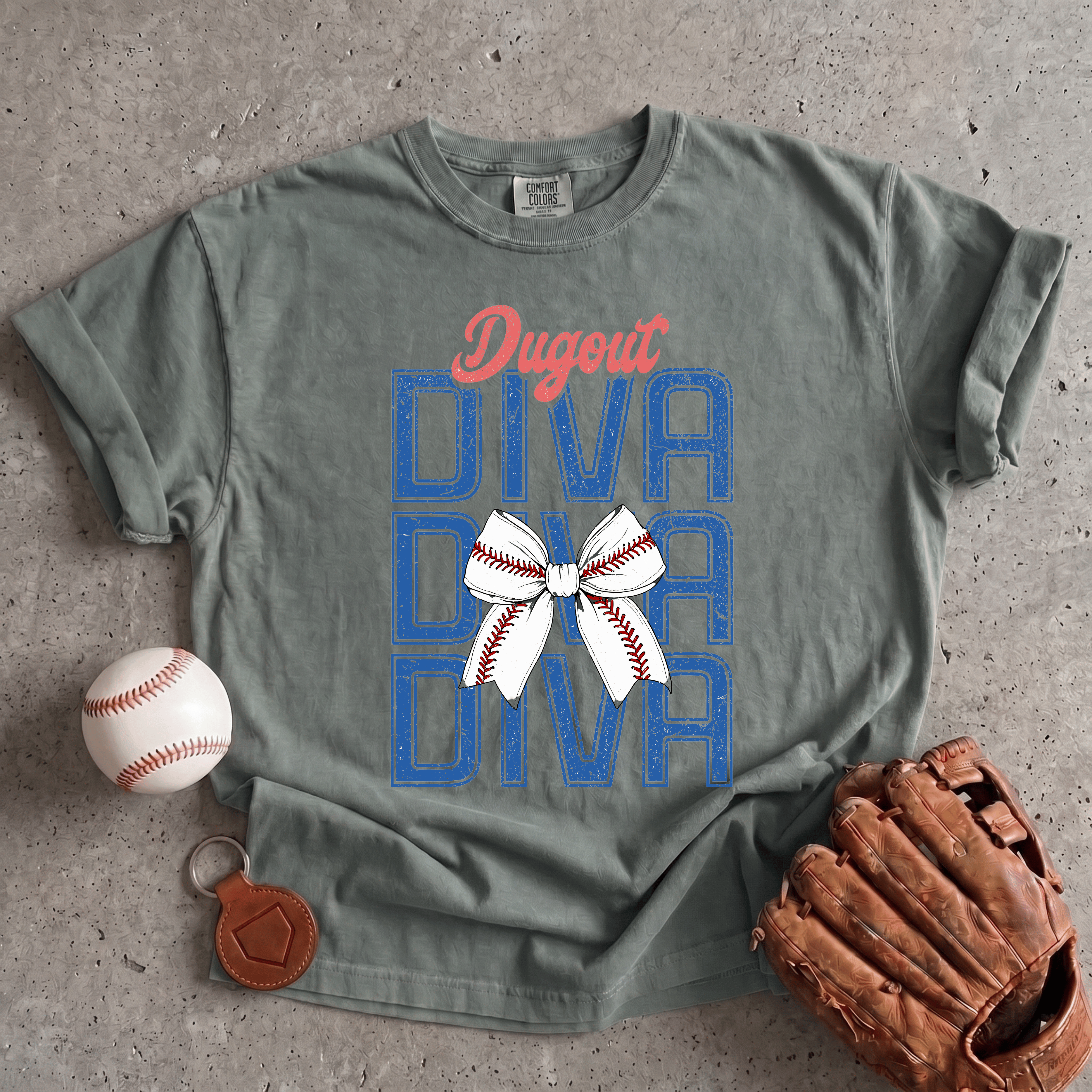 Collection of Dugout Diva T-Shirt in a gallery layout