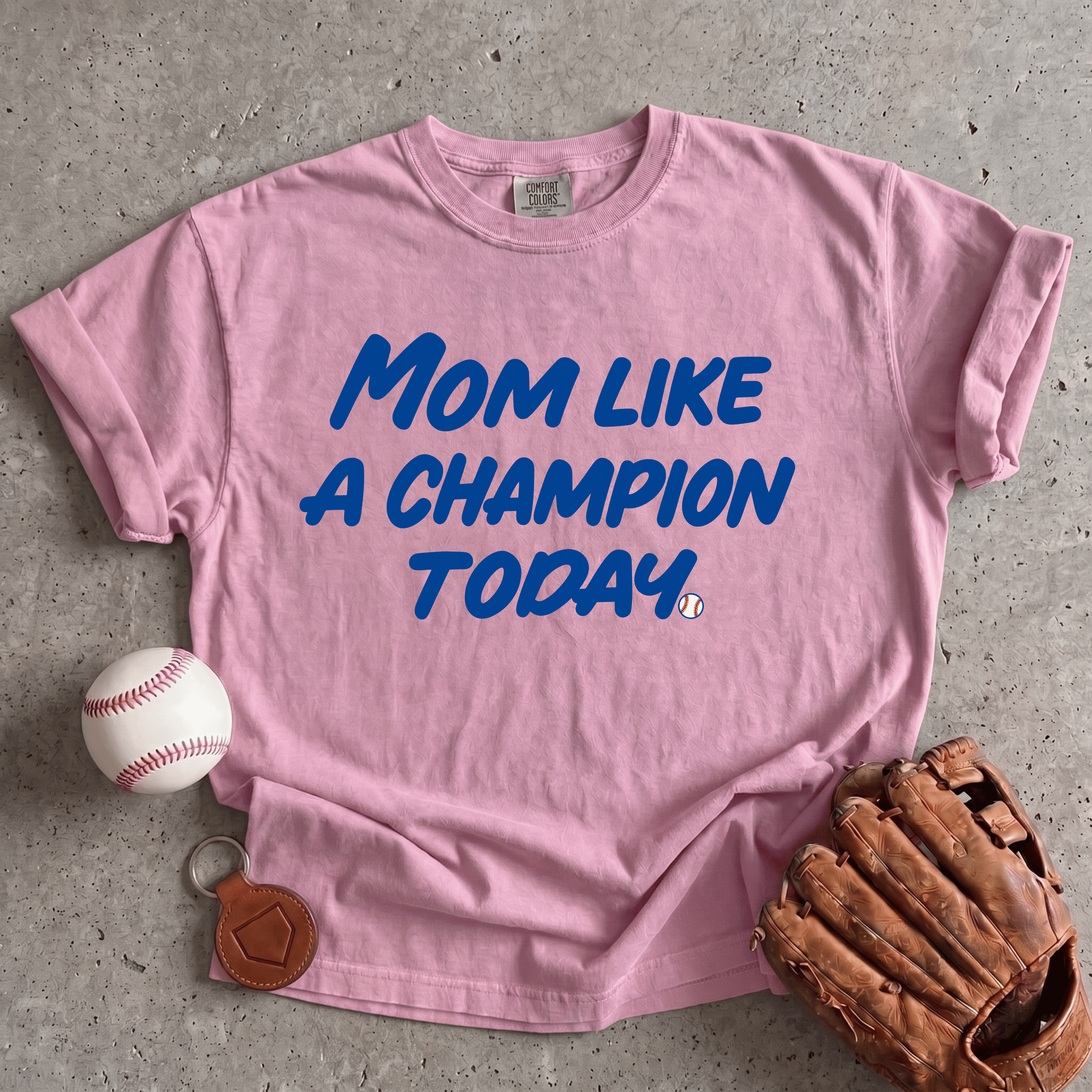 Collection of Mom Like A Champion T-Shirt in a gallery layout