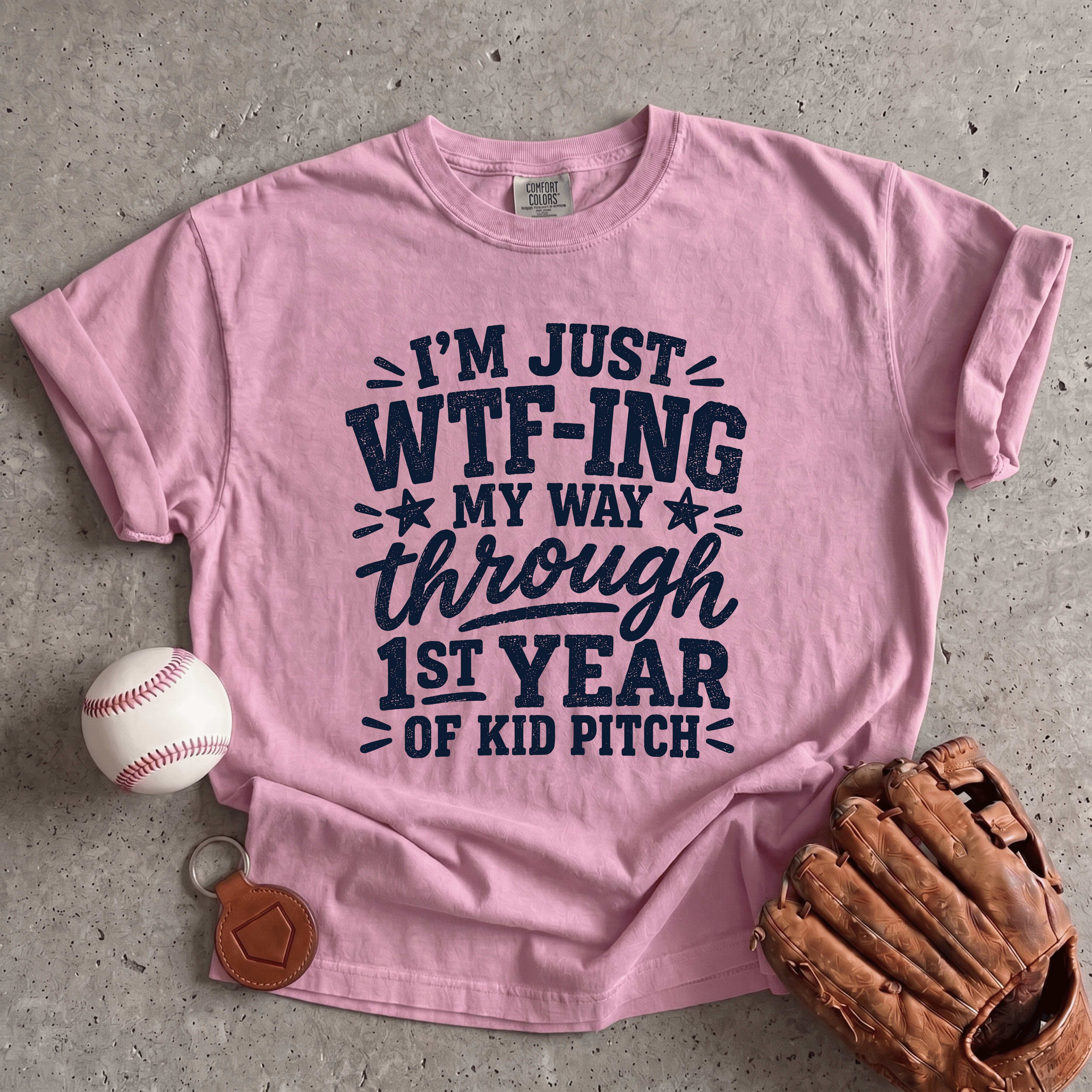 Collection of First Year Kid Pitch T-Shirt in a gallery layout