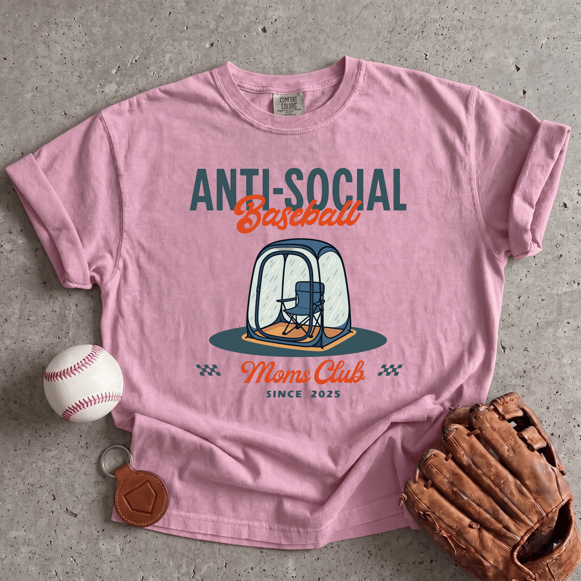 Anti Social Baseball Mom T-Shirt