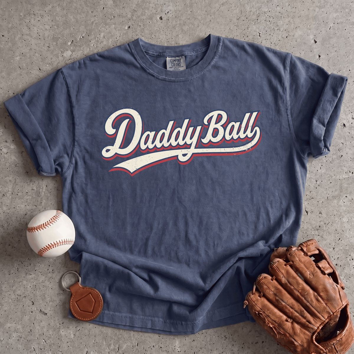 Daddy Ball Baseball Mom T-Shirt