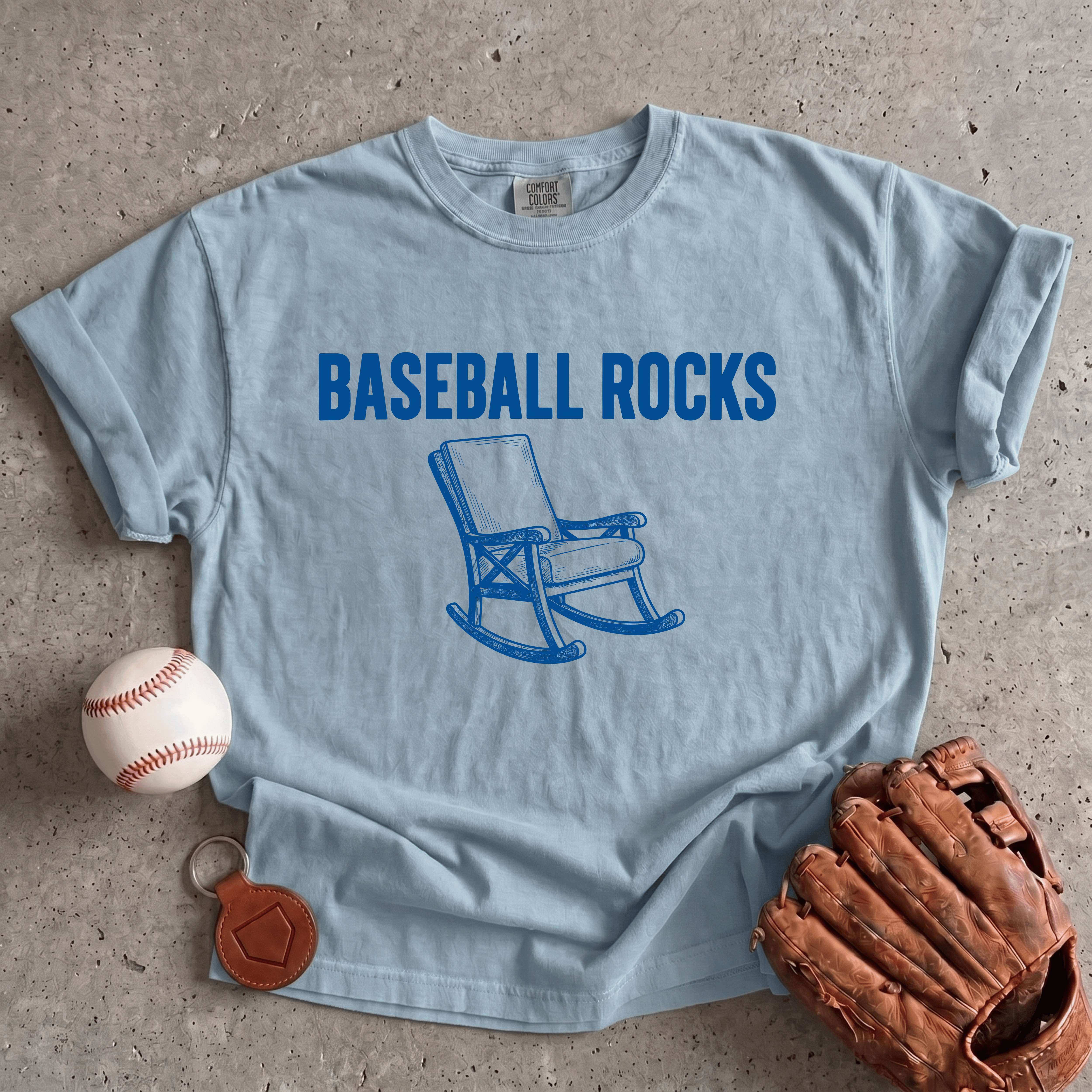 Collection of Baseball Rocks T-Shirt in a gallery layout