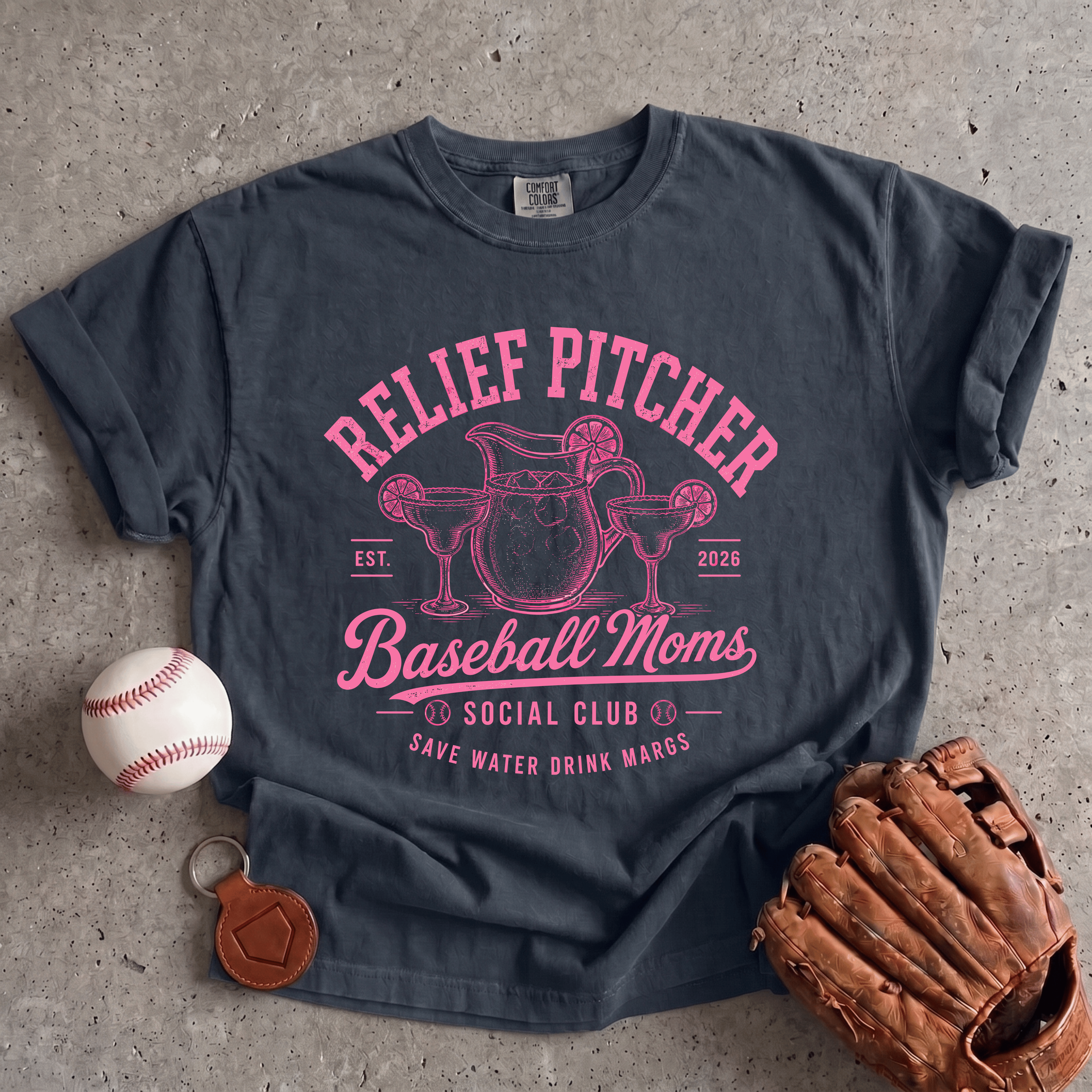 Collection of Relief Pitcher T-Shirt in a gallery layout