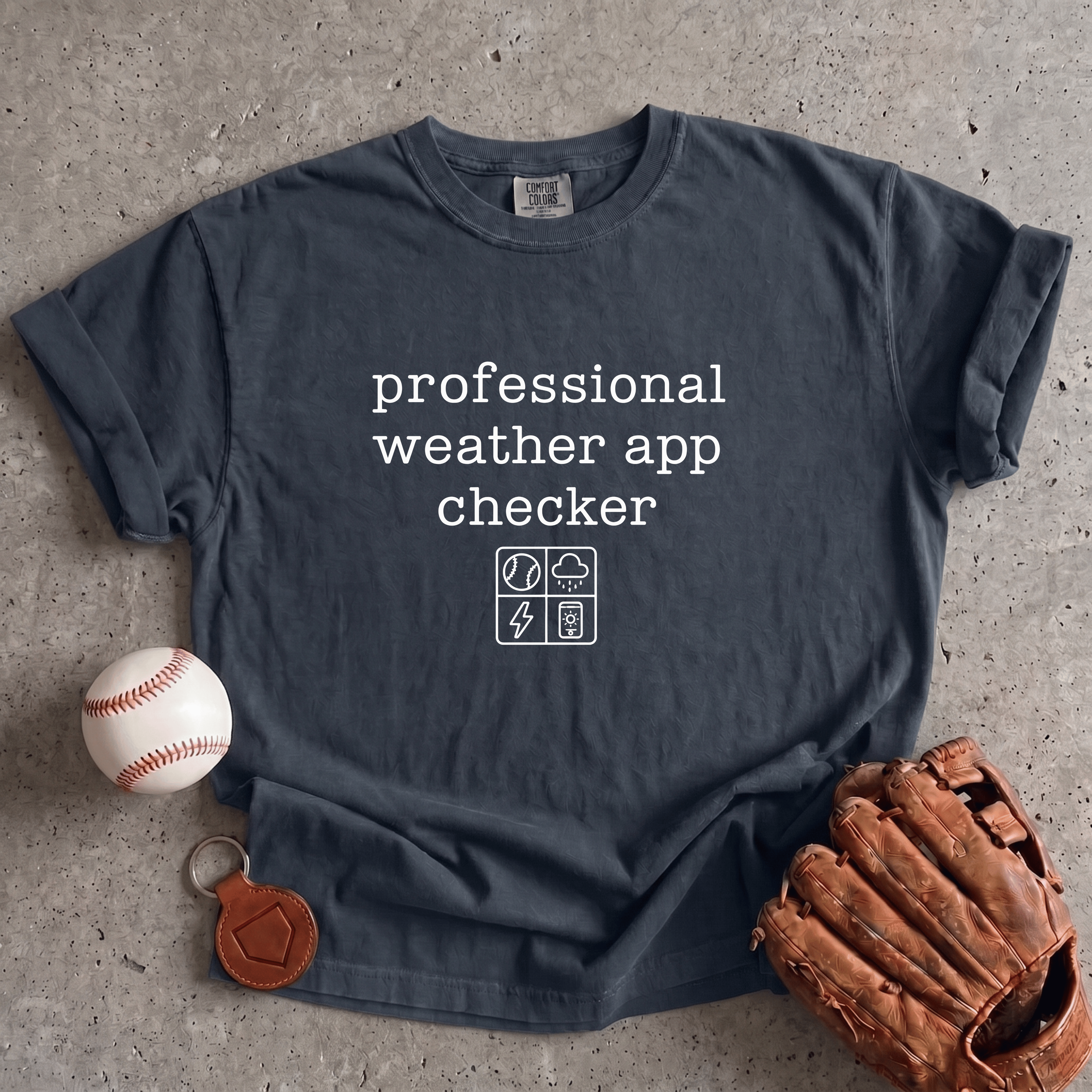 Collection of Weather App Checker T-Shirt in a gallery layout