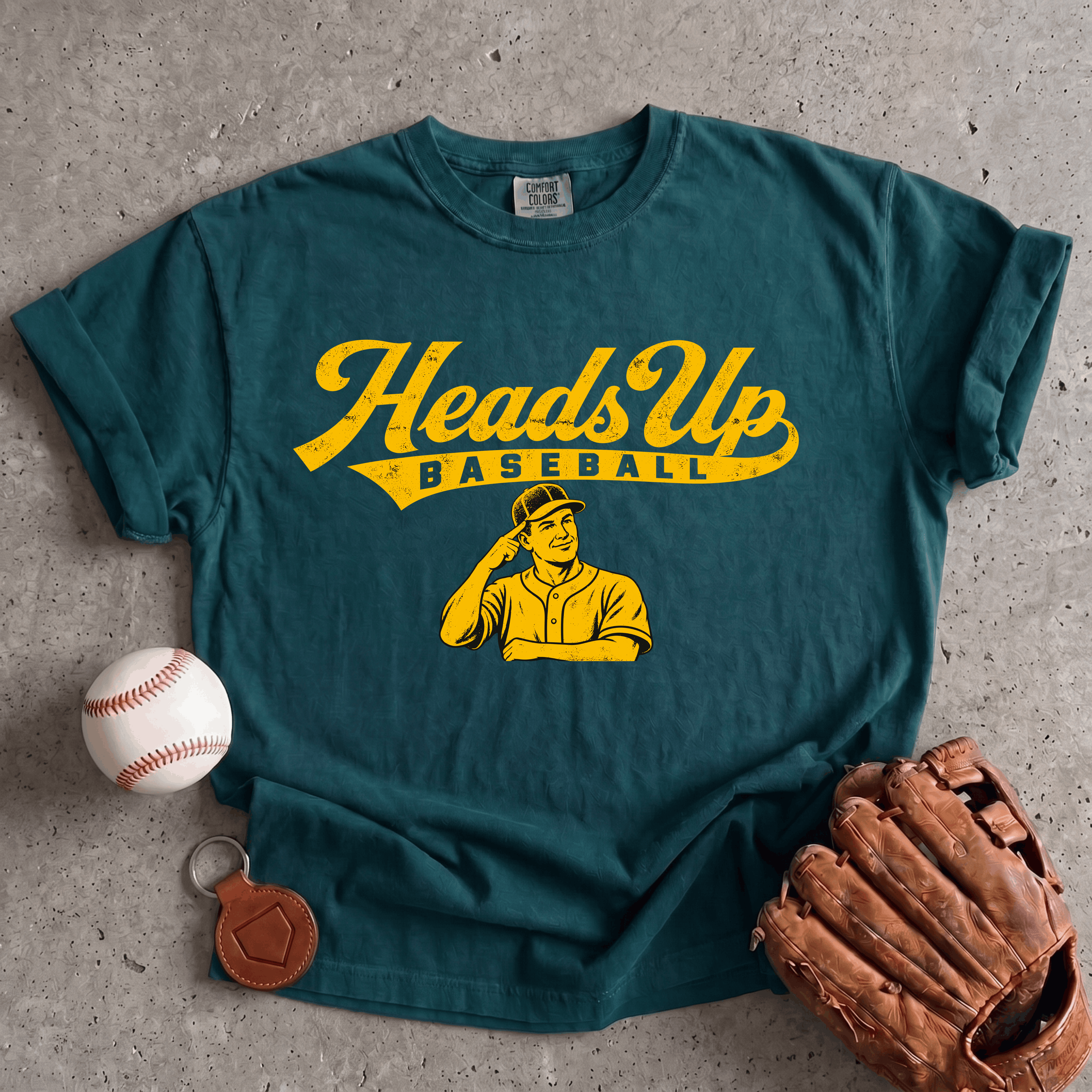 Collection of Heads Up Baseball T-Shirt in a gallery layout