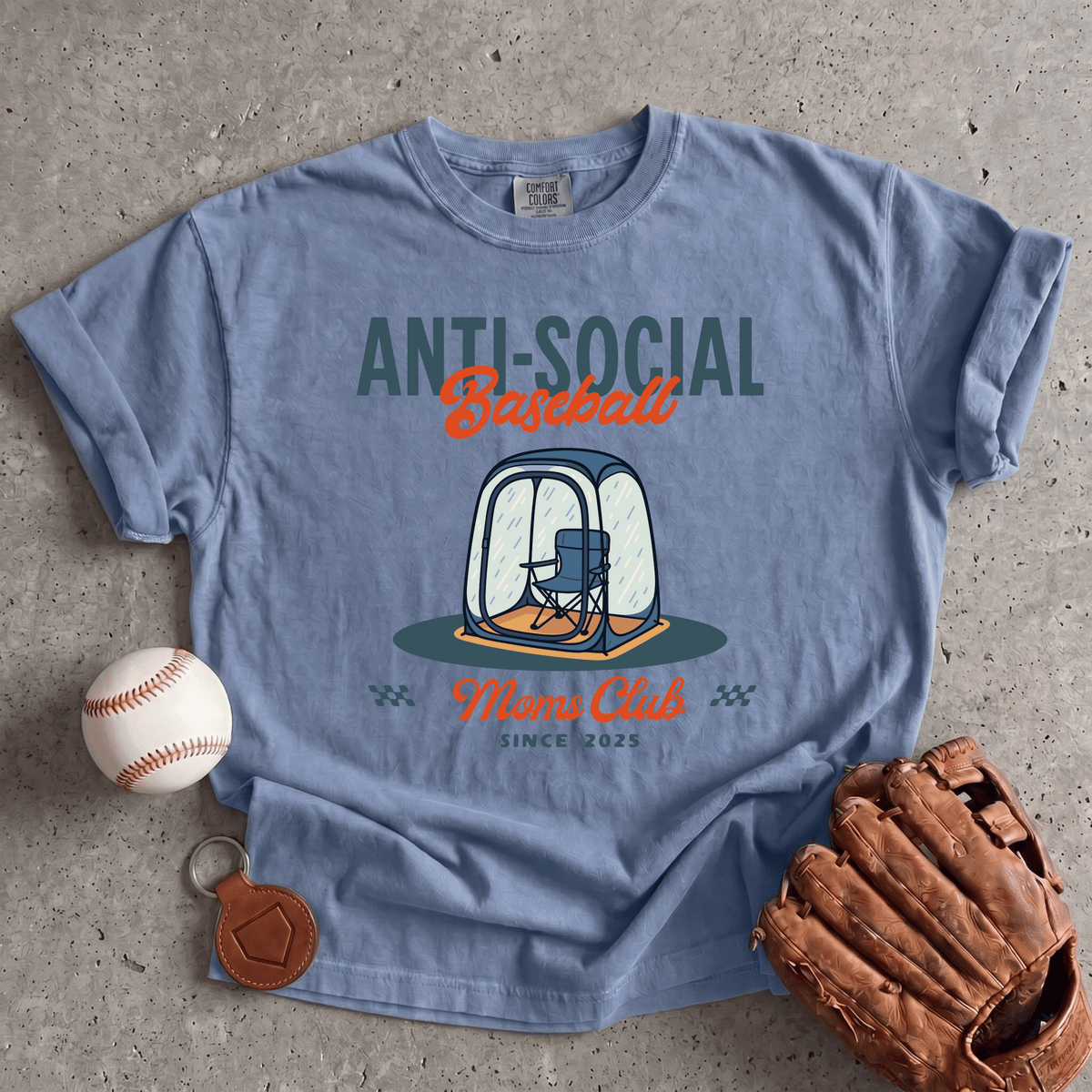 Anti Social Baseball Mom T-Shirt