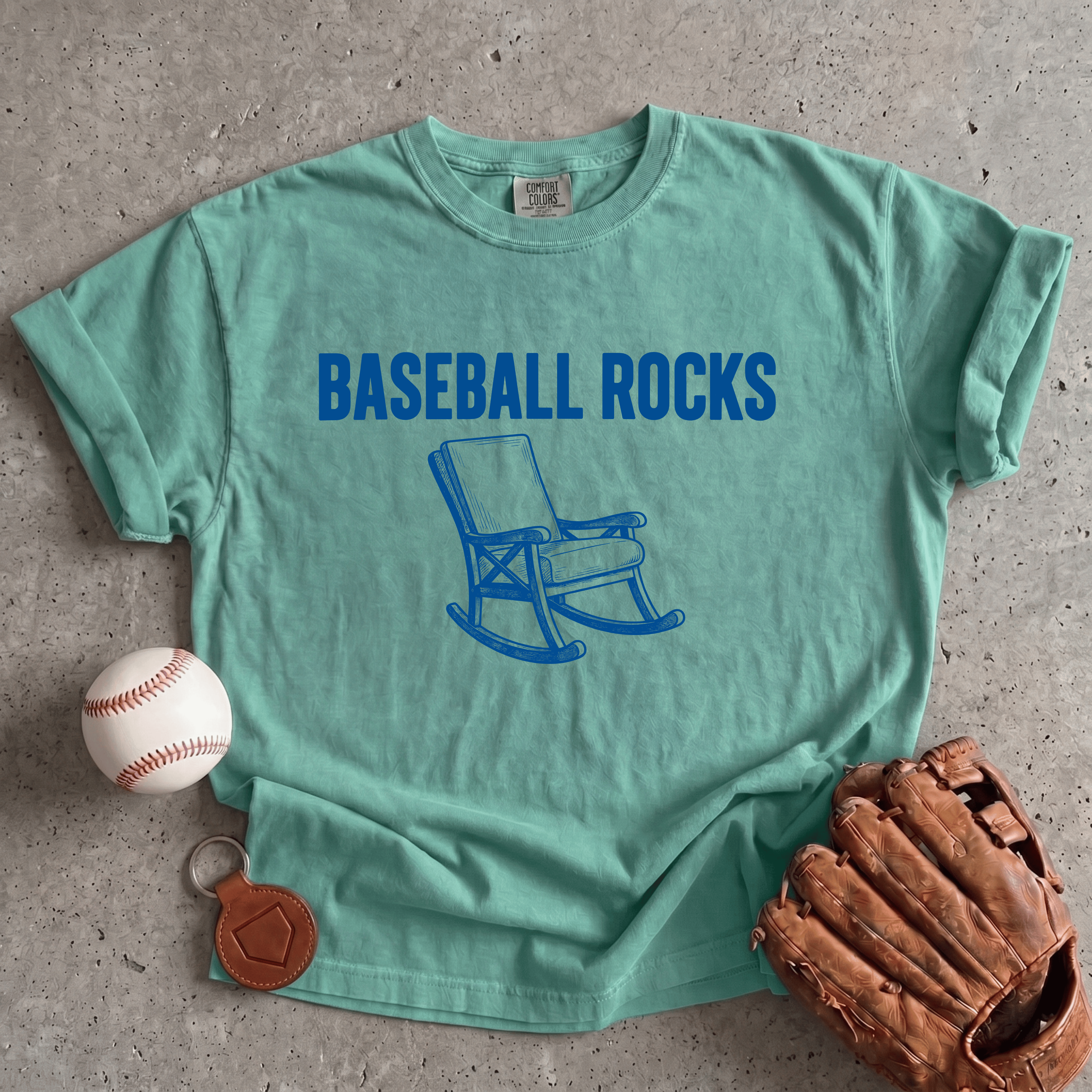 Collection of Baseball Rocks T-Shirt in a gallery layout