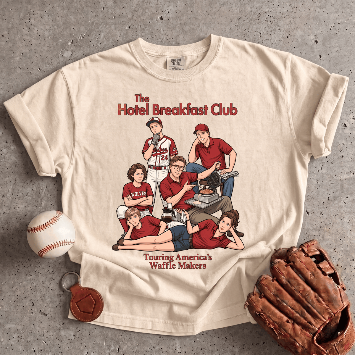 Hotel Breakfast Club Travel Ball T-Shirt