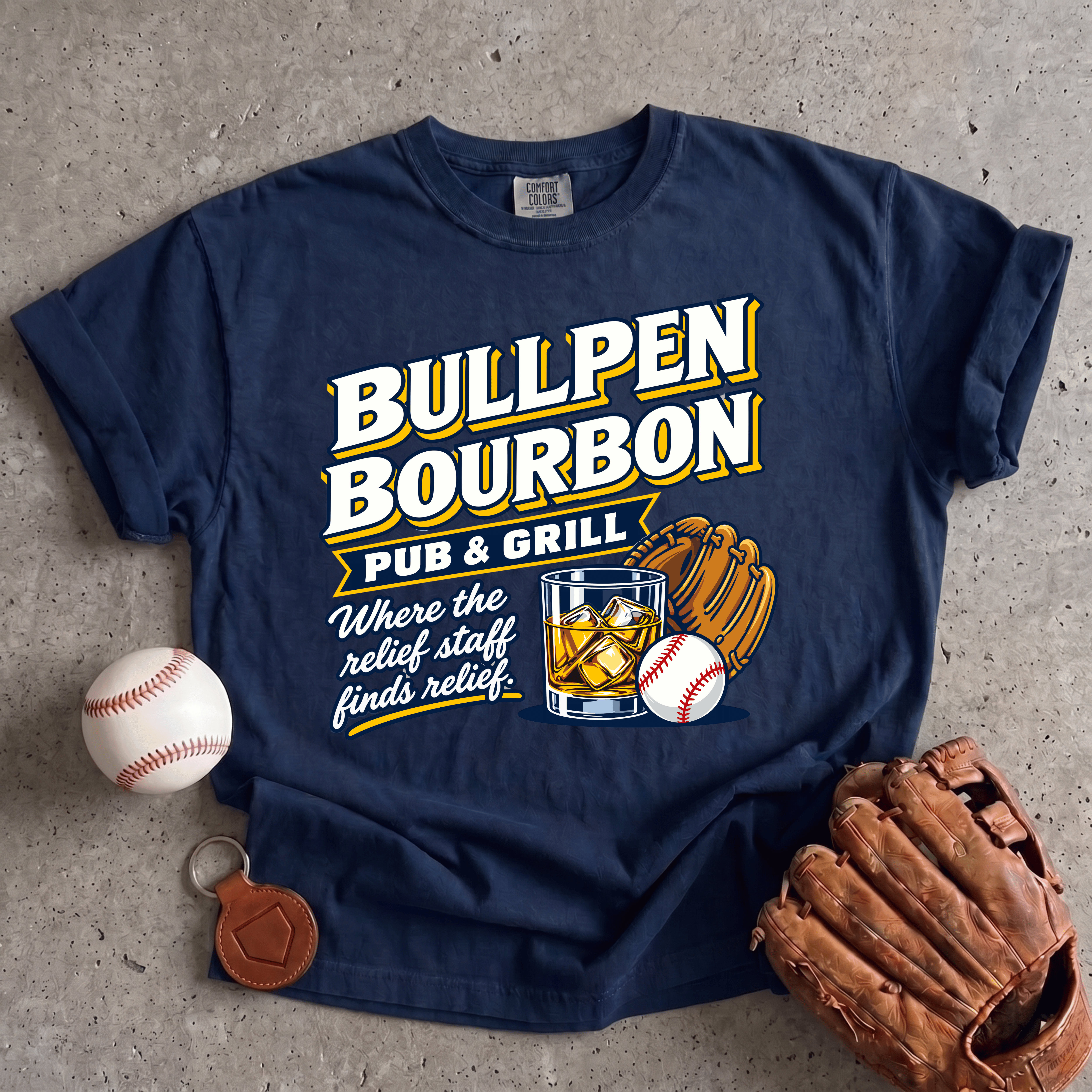 Collection of Bullpen Bourbon T-Shirt in a gallery layout