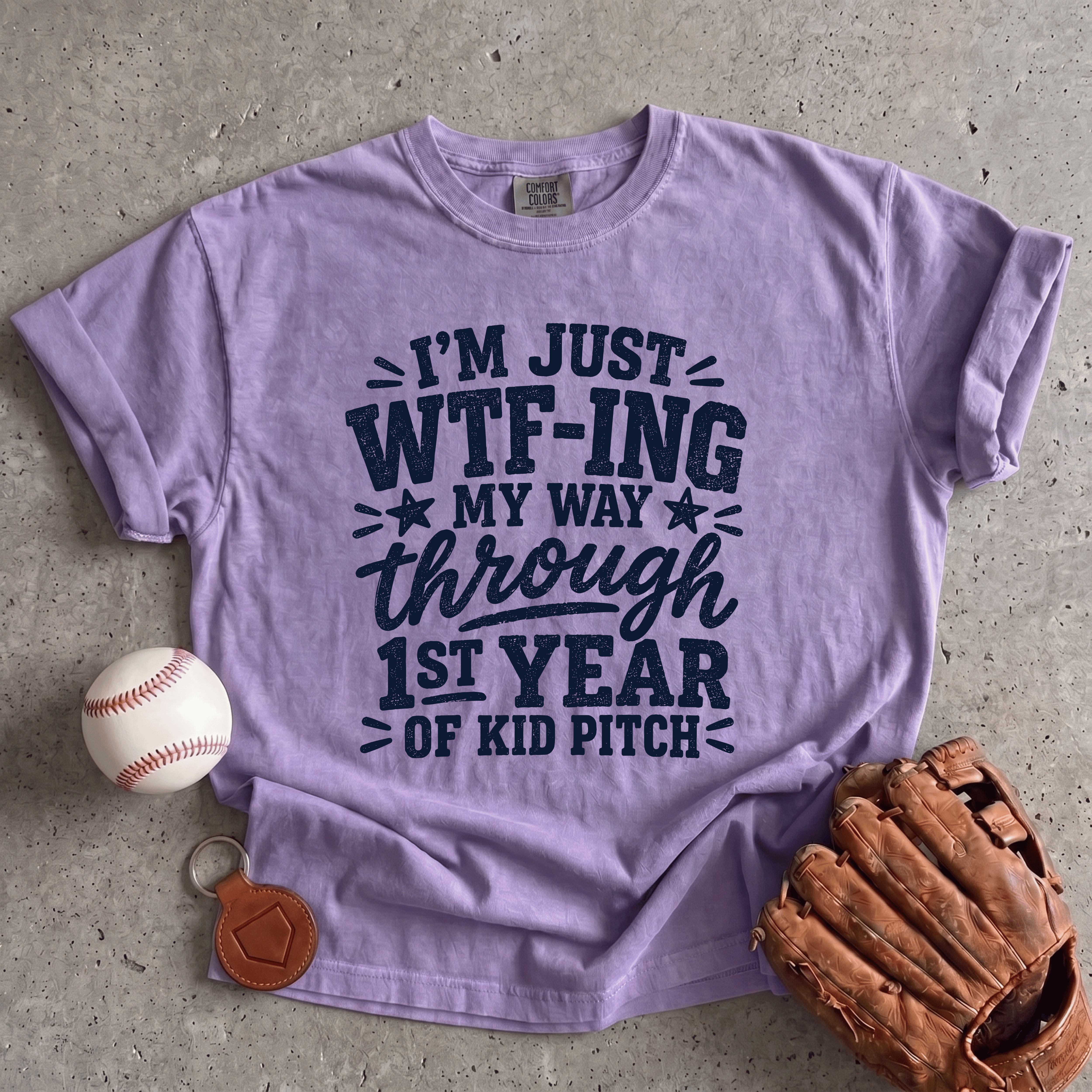 Collection of First Year Kid Pitch T-Shirt in a gallery layout