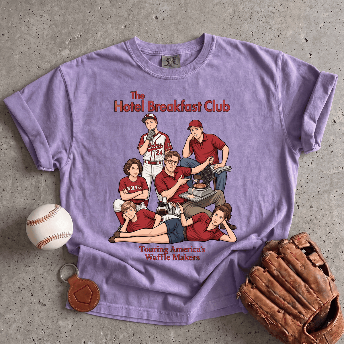 Hotel Breakfast Club Travel Ball T-Shirt