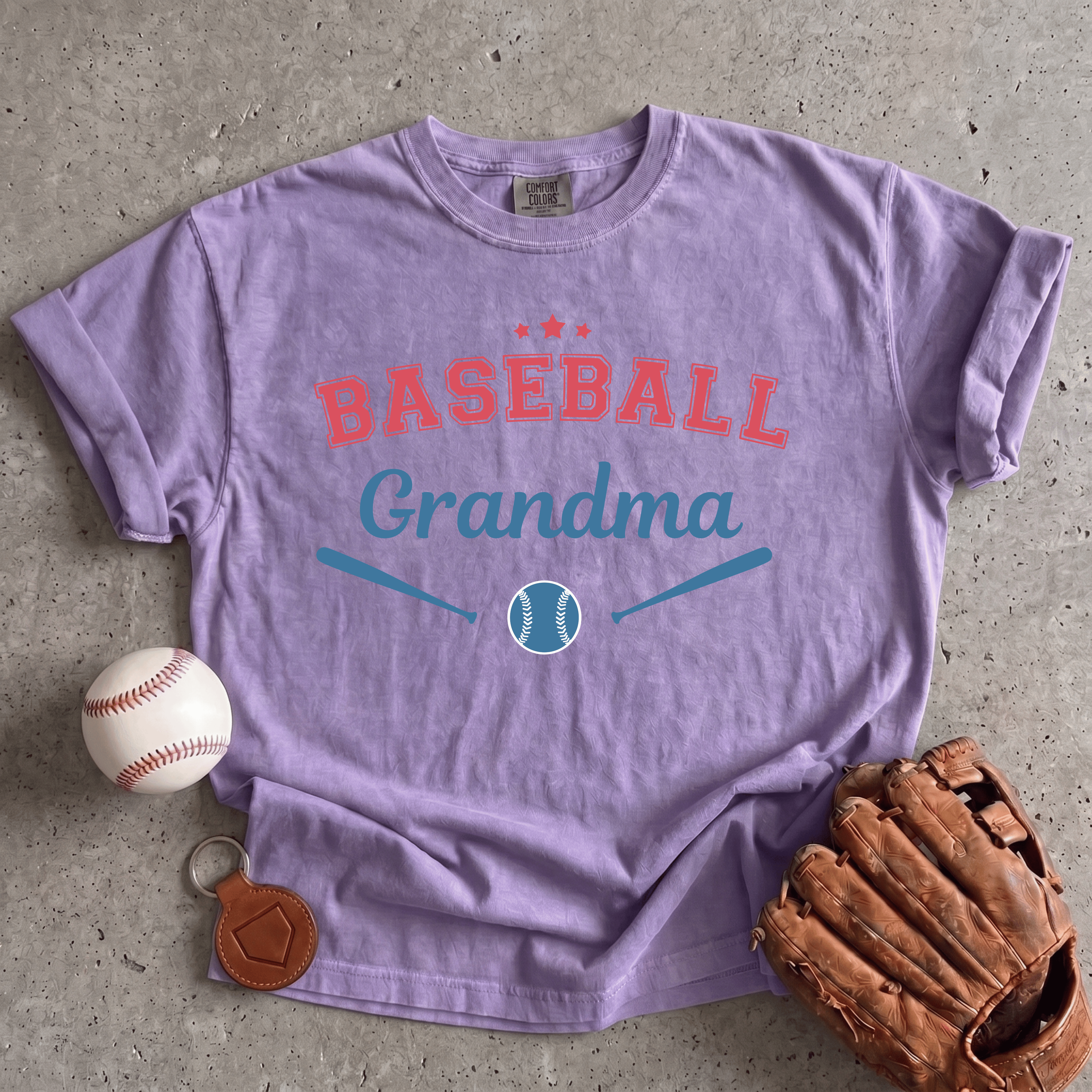 Collection of Baseball Grandma T-Shirt in a gallery layout