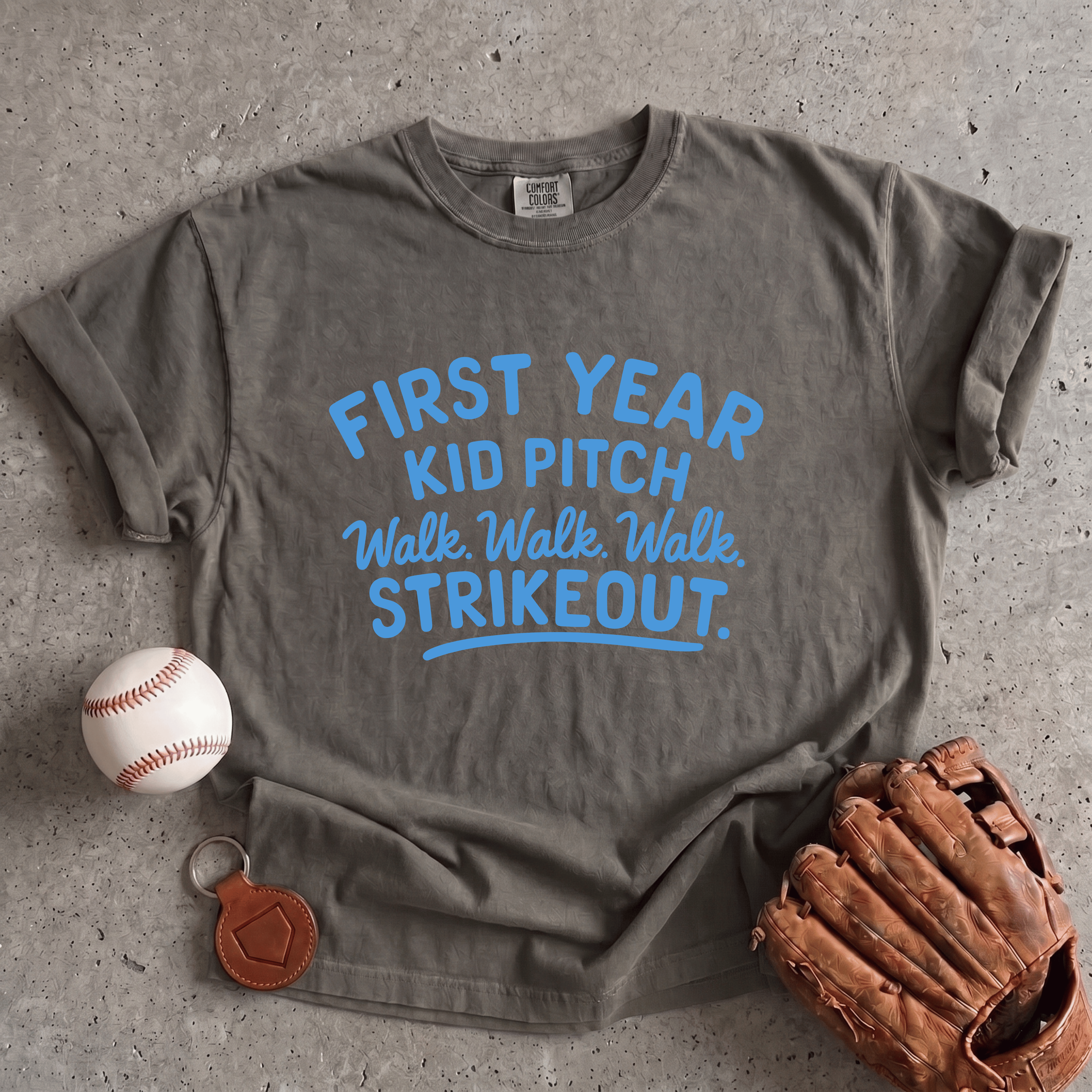 Collection of First Year Kid Pitch T-Shirt in a gallery layout