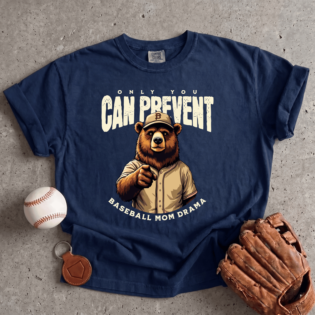 Baseball Mom Drama T-Shirt