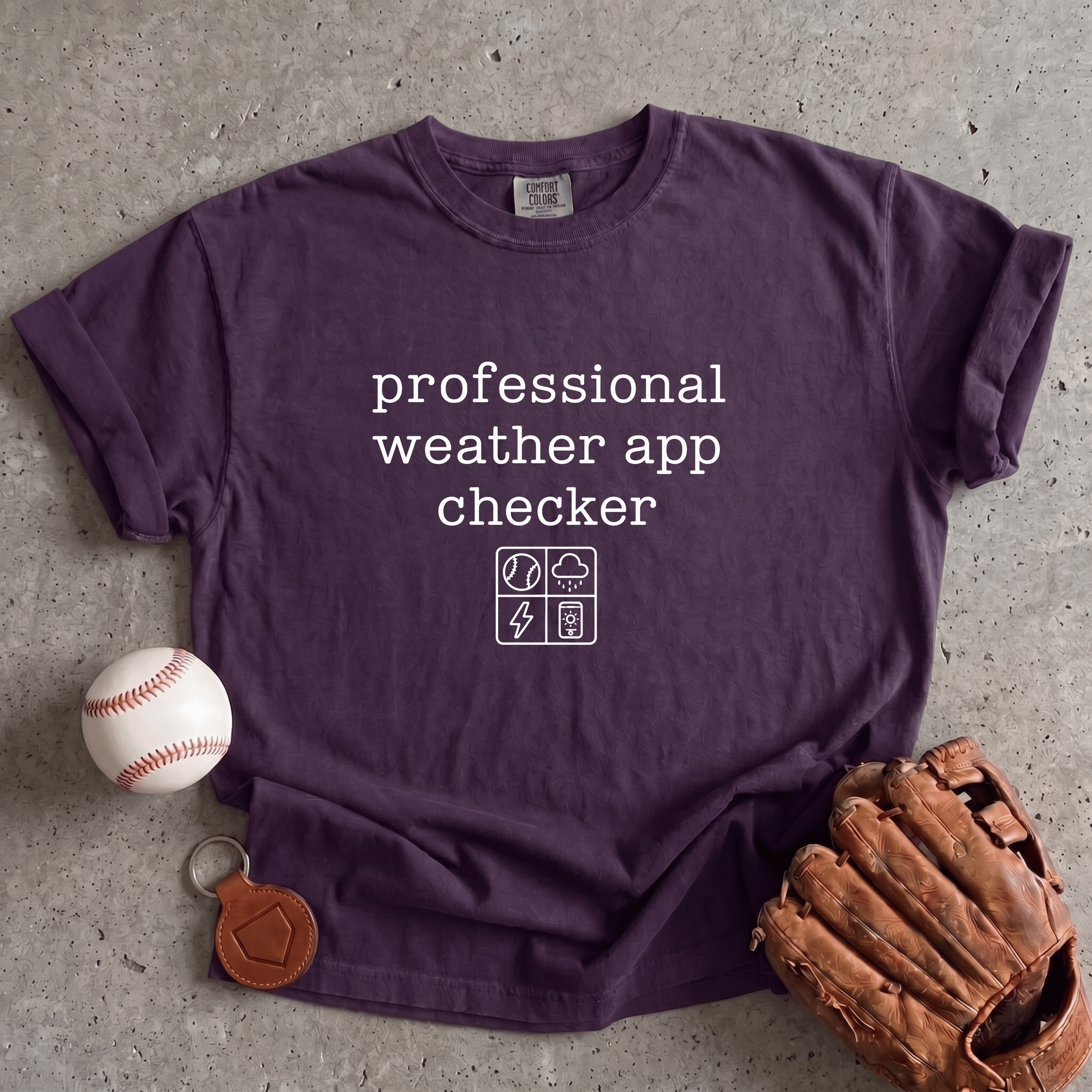Collection of Weather App Checker T-Shirt in a gallery layout