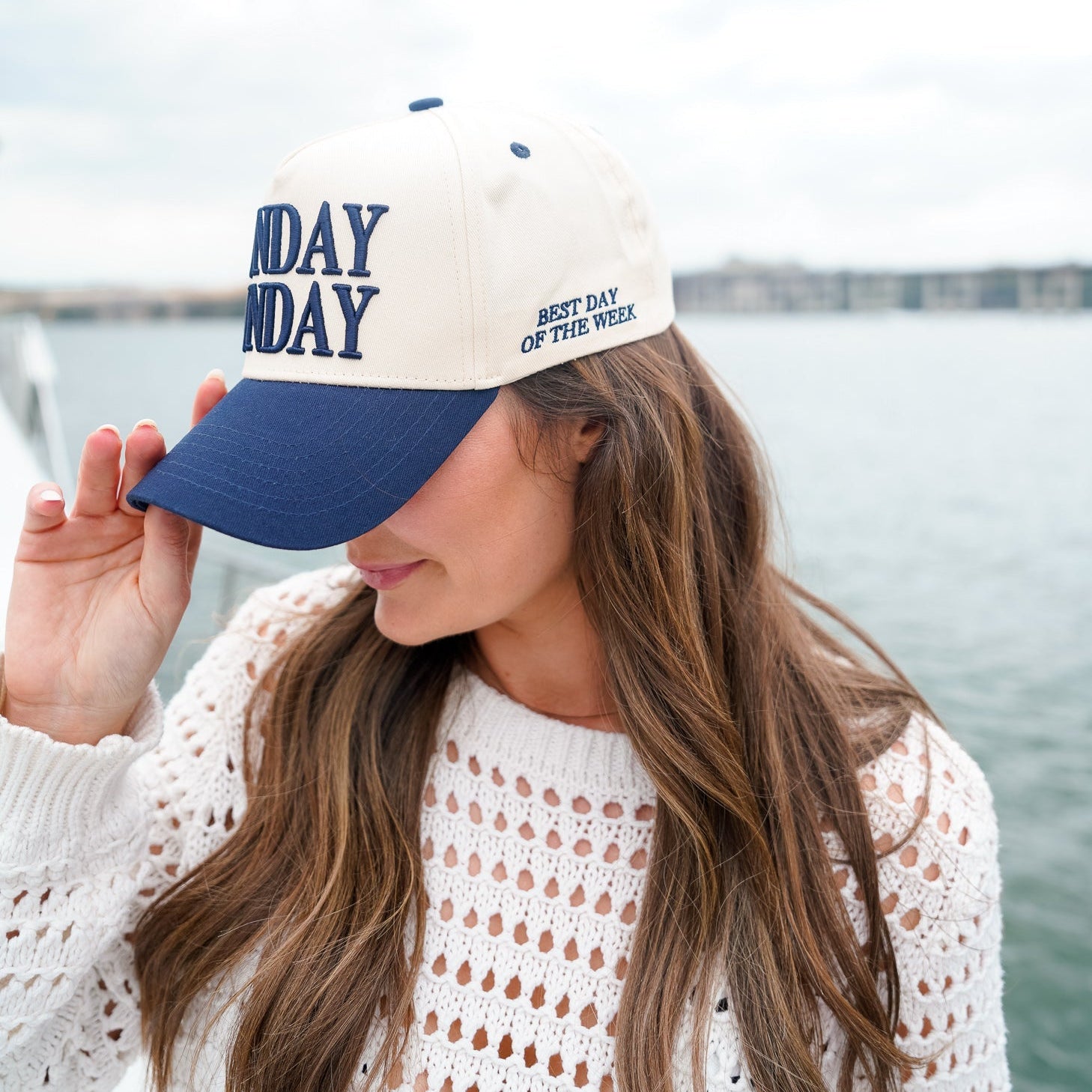 Collection of Sunday Funday Hat | Vintage Trucker with Best Day of the Week Side Embroide in a gallery layout