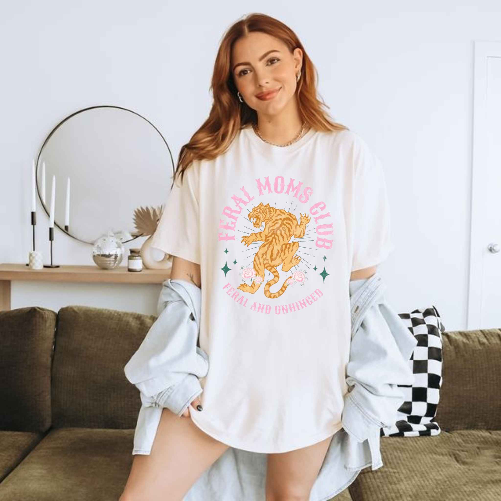 Collection of Feral Moms Club T Shirt in a gallery layout