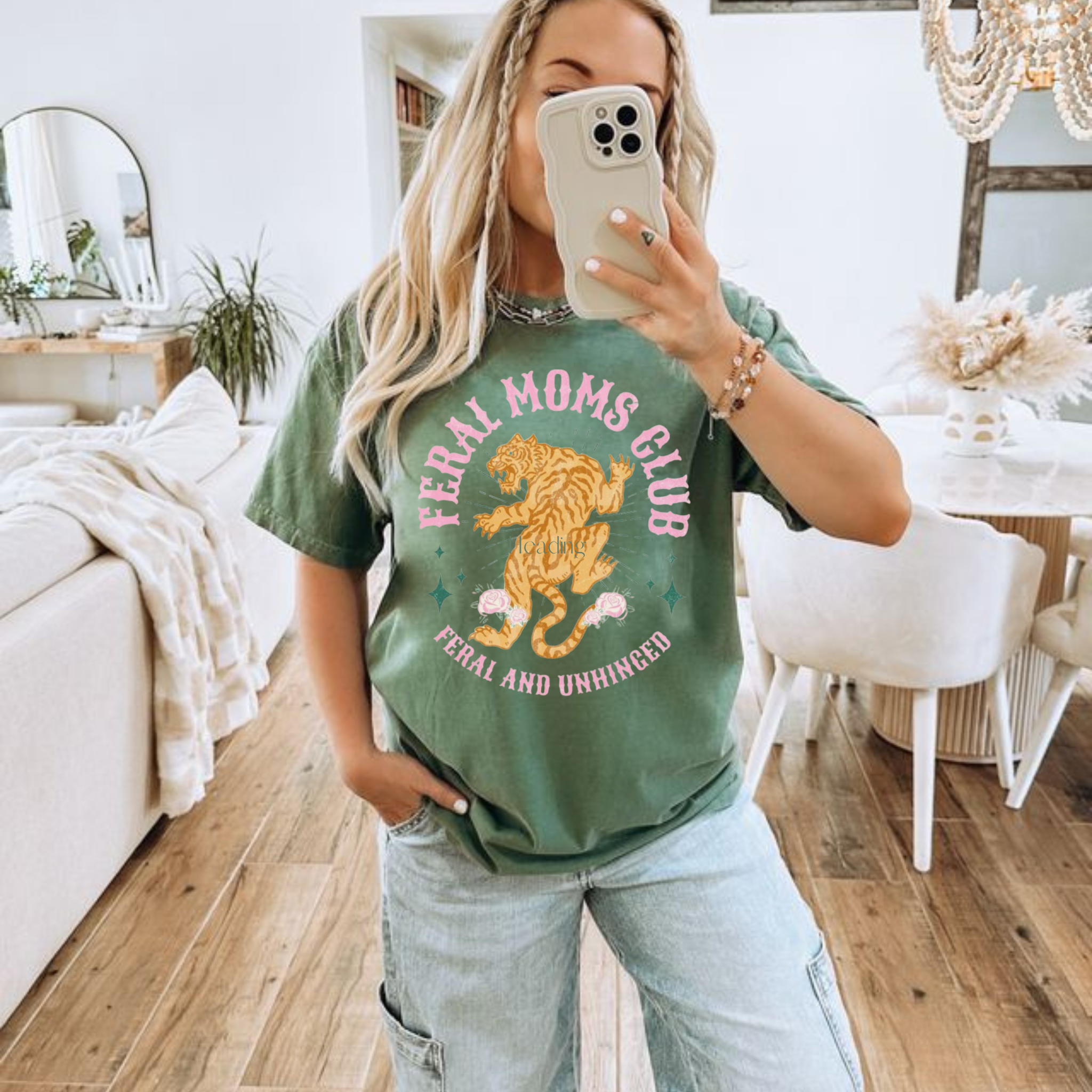 Collection of Feral Moms Club T Shirt in a gallery layout