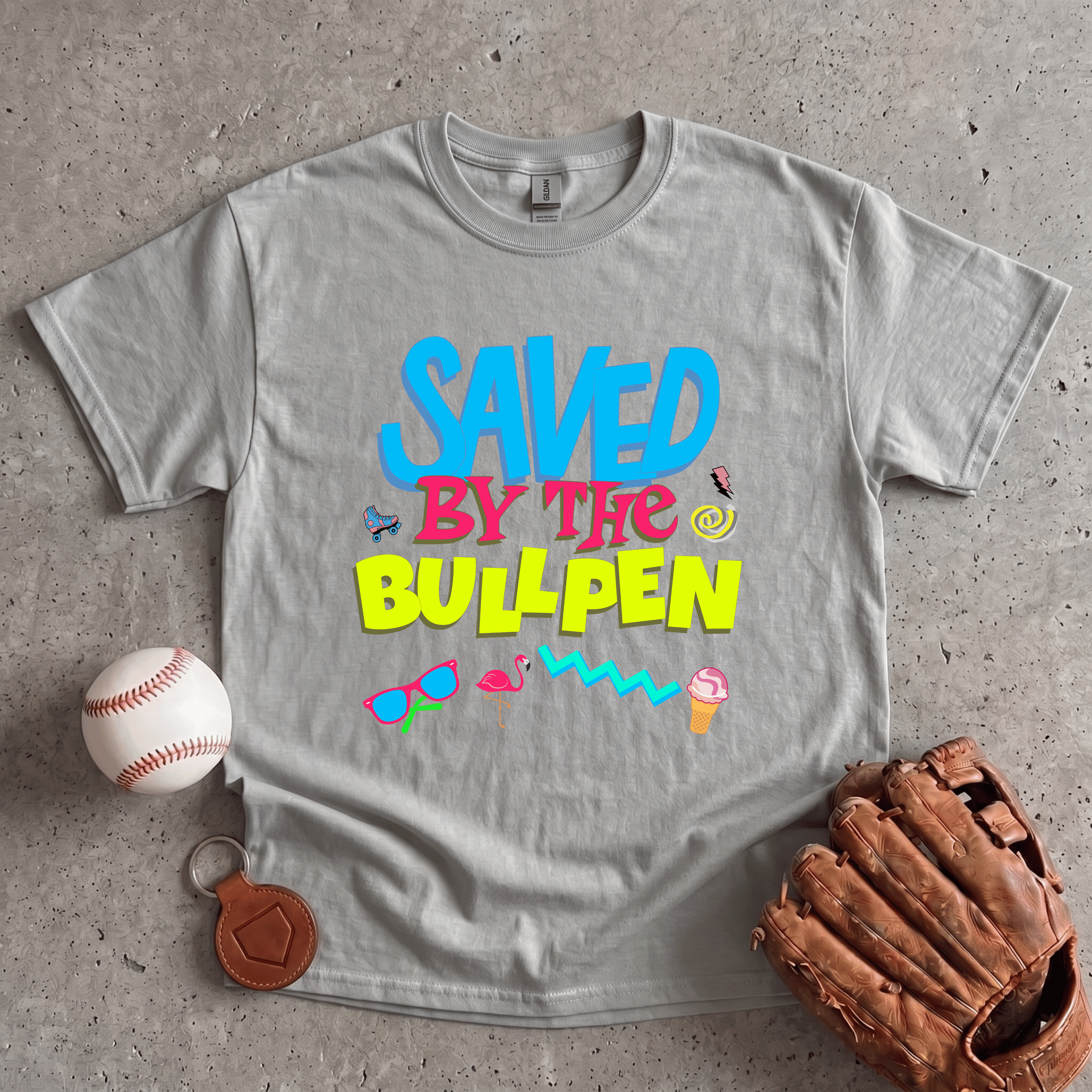 Collection of Saved By The Bullpen T-Shirt in a gallery layout