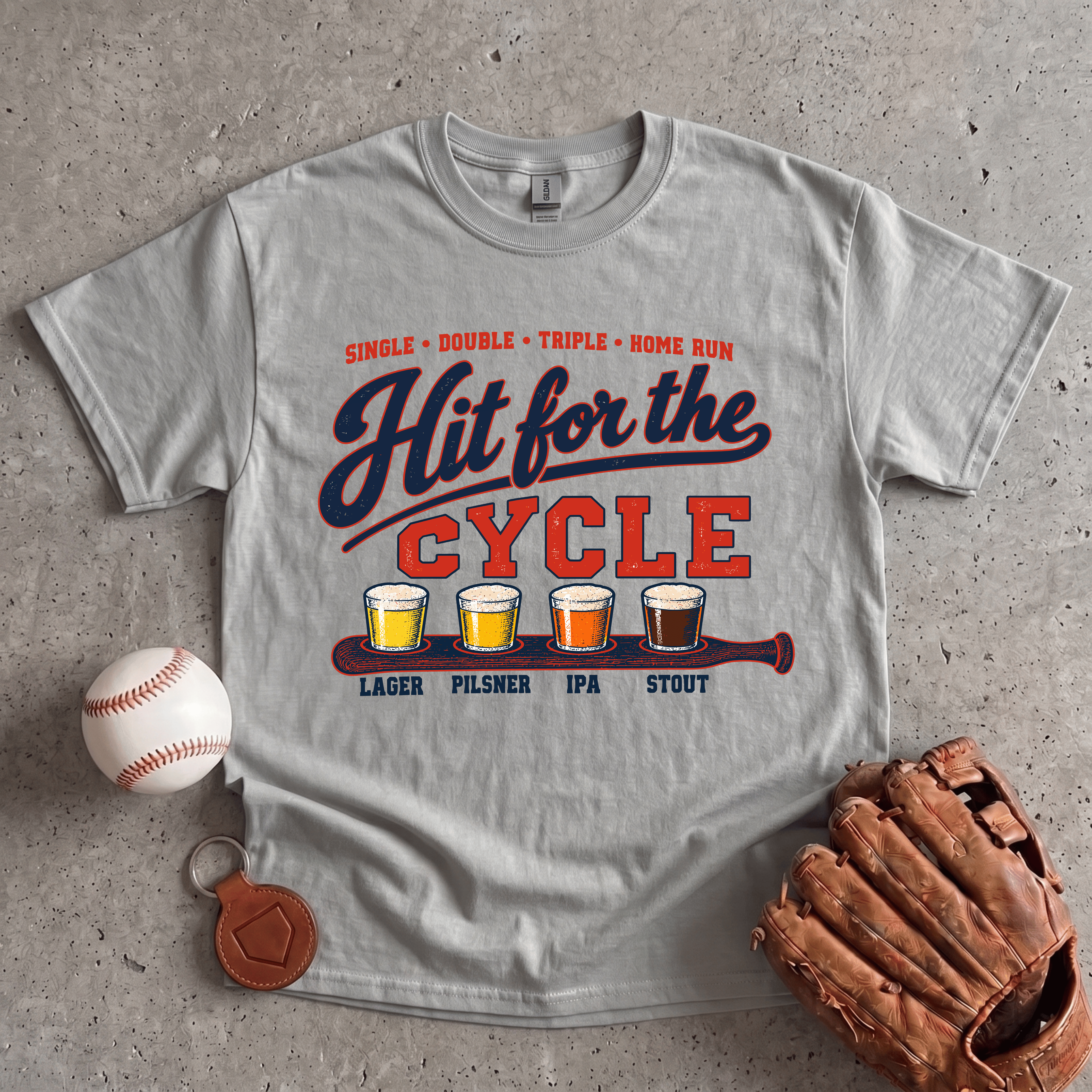 Collection of Hit For The Cycle Beer T-Shirt in a gallery layout