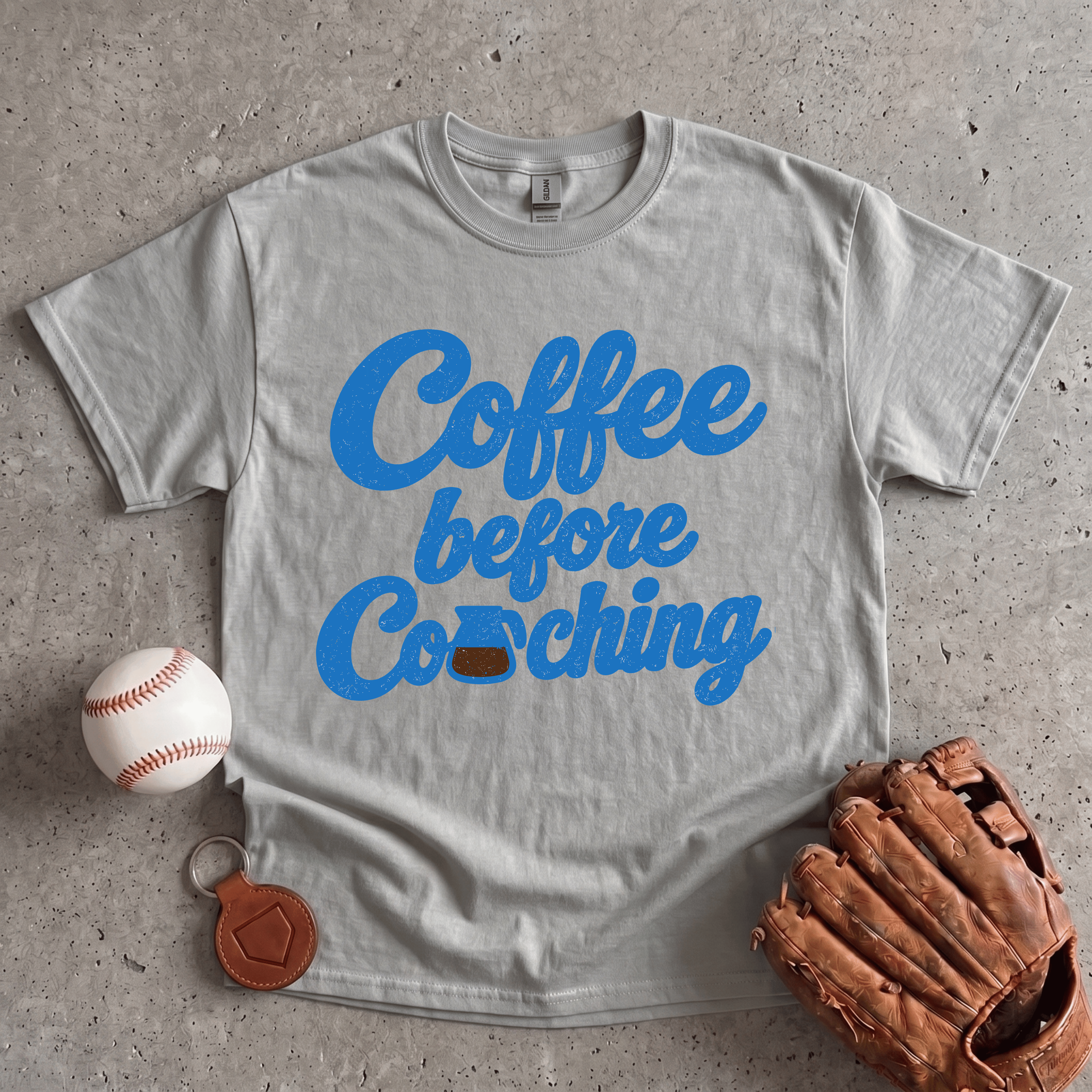 Collection of Coffee Before Coaching T-Shirt in a gallery layout