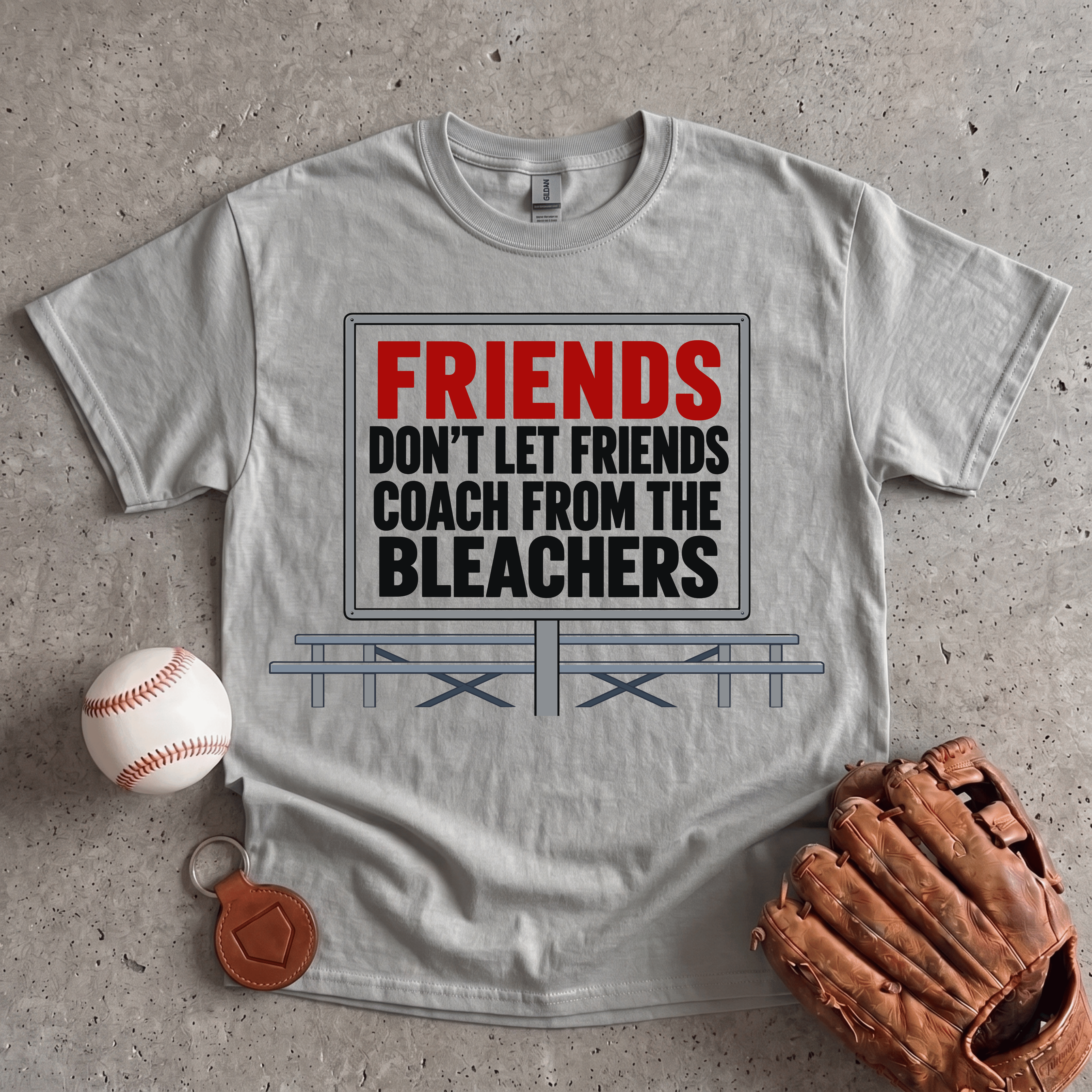 Collection of Bleacher Coach T-Shirt in a gallery layout