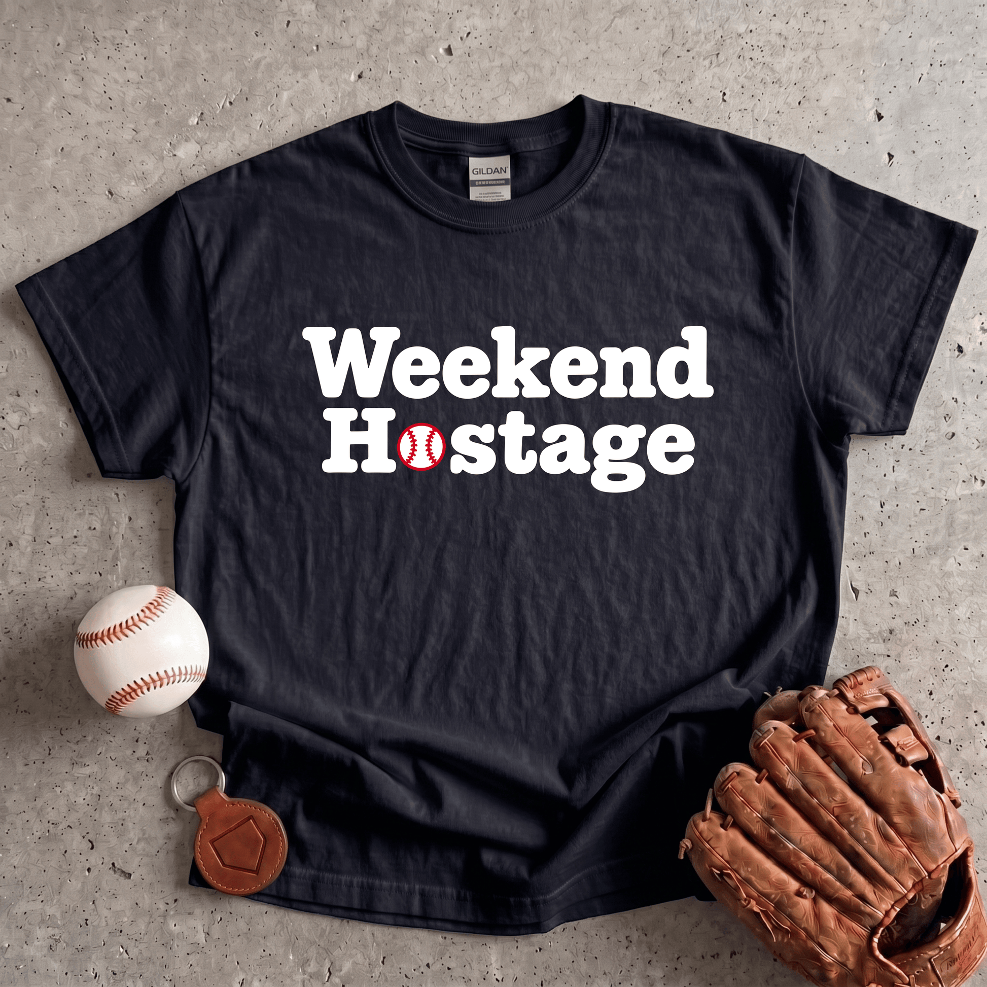 Weekend Hostage Baseball Parent T-Shirt