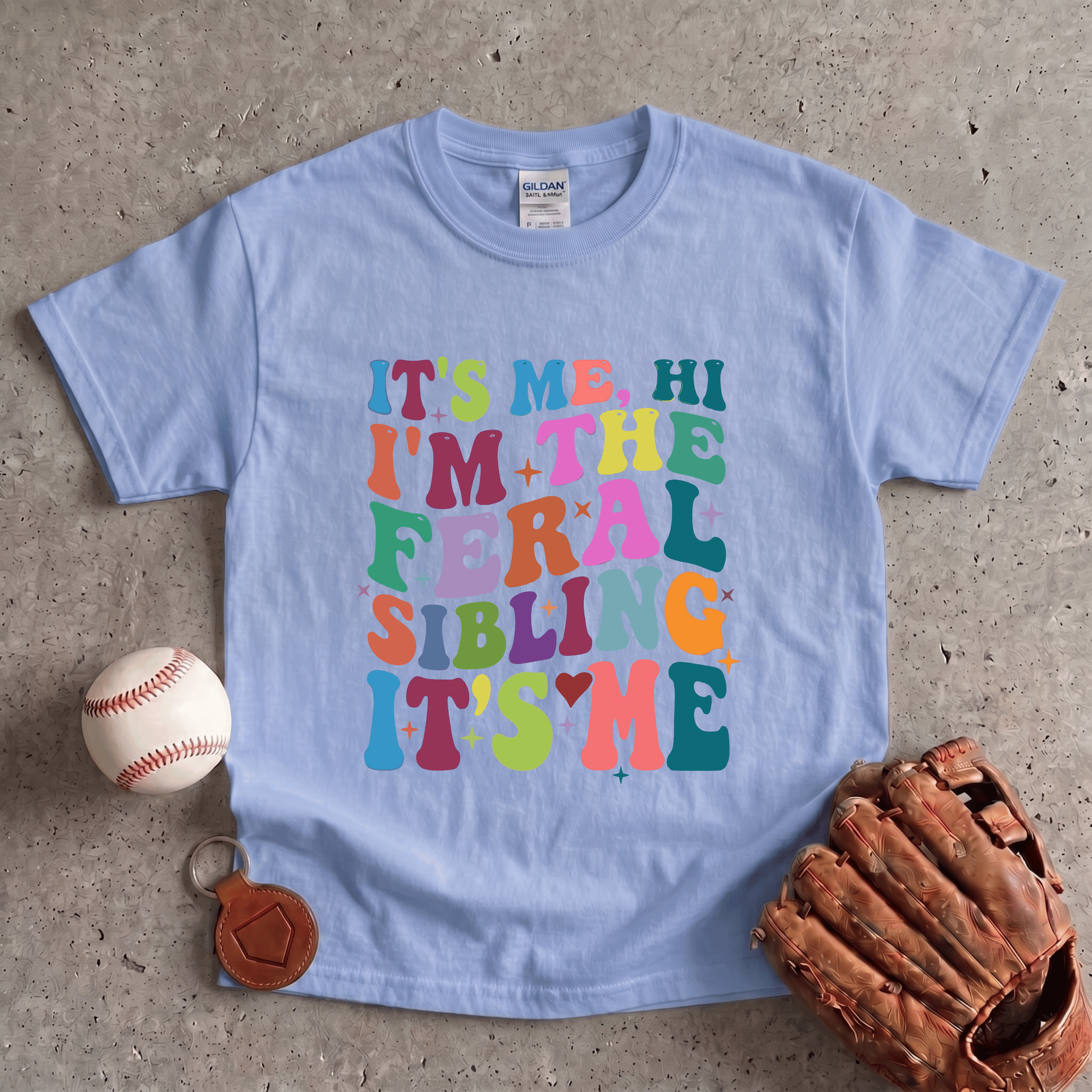 Collection of It's Me Feral Sibling Youth T-Shirt in a gallery layout