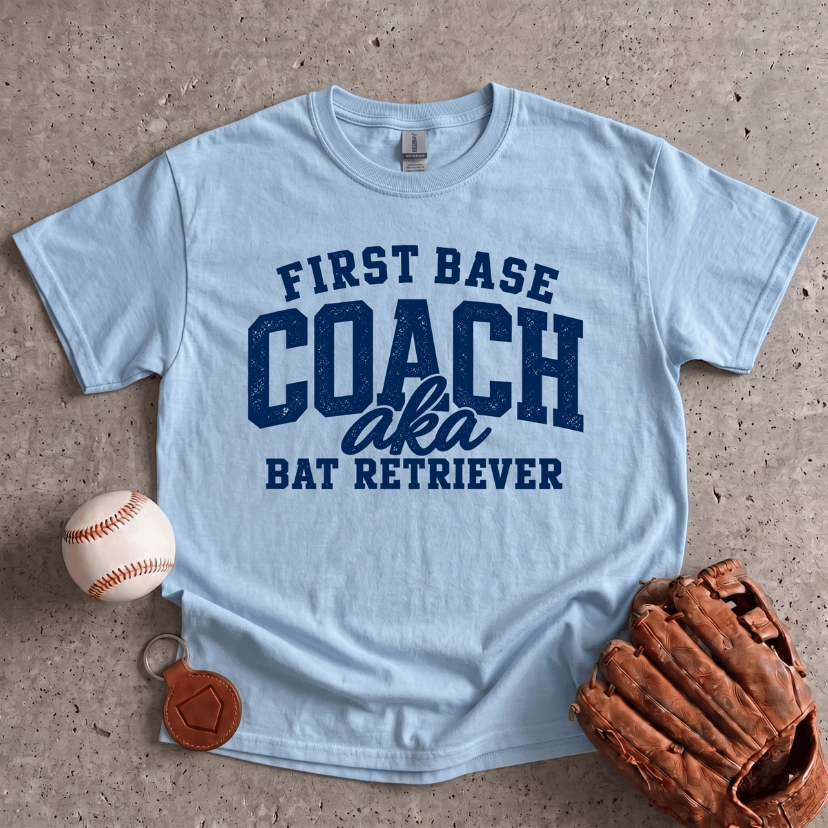 First Base Coach T-Shirt – AKA Bat Retriever