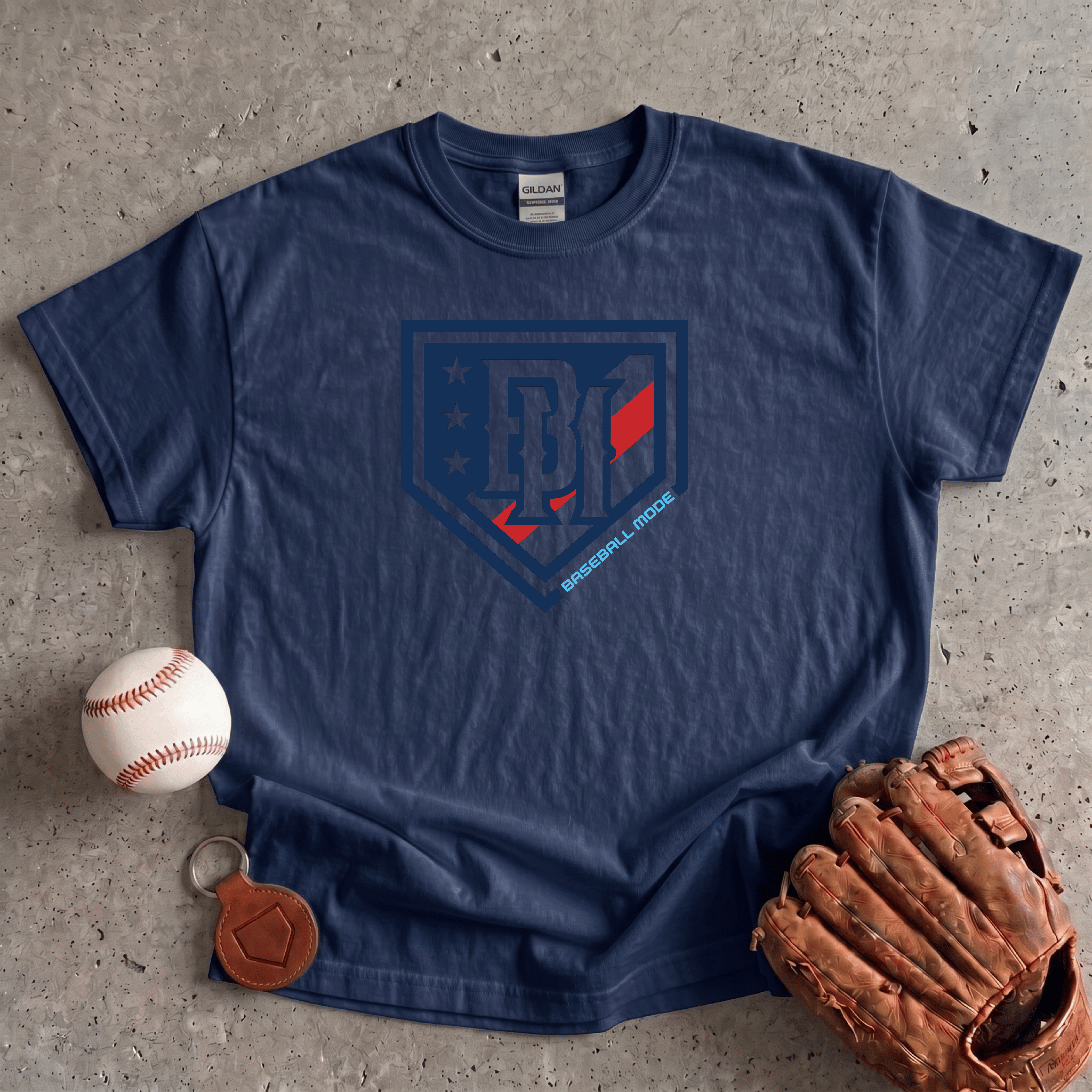 Collection of Baseball Mode USA T-Shirt in a gallery layout