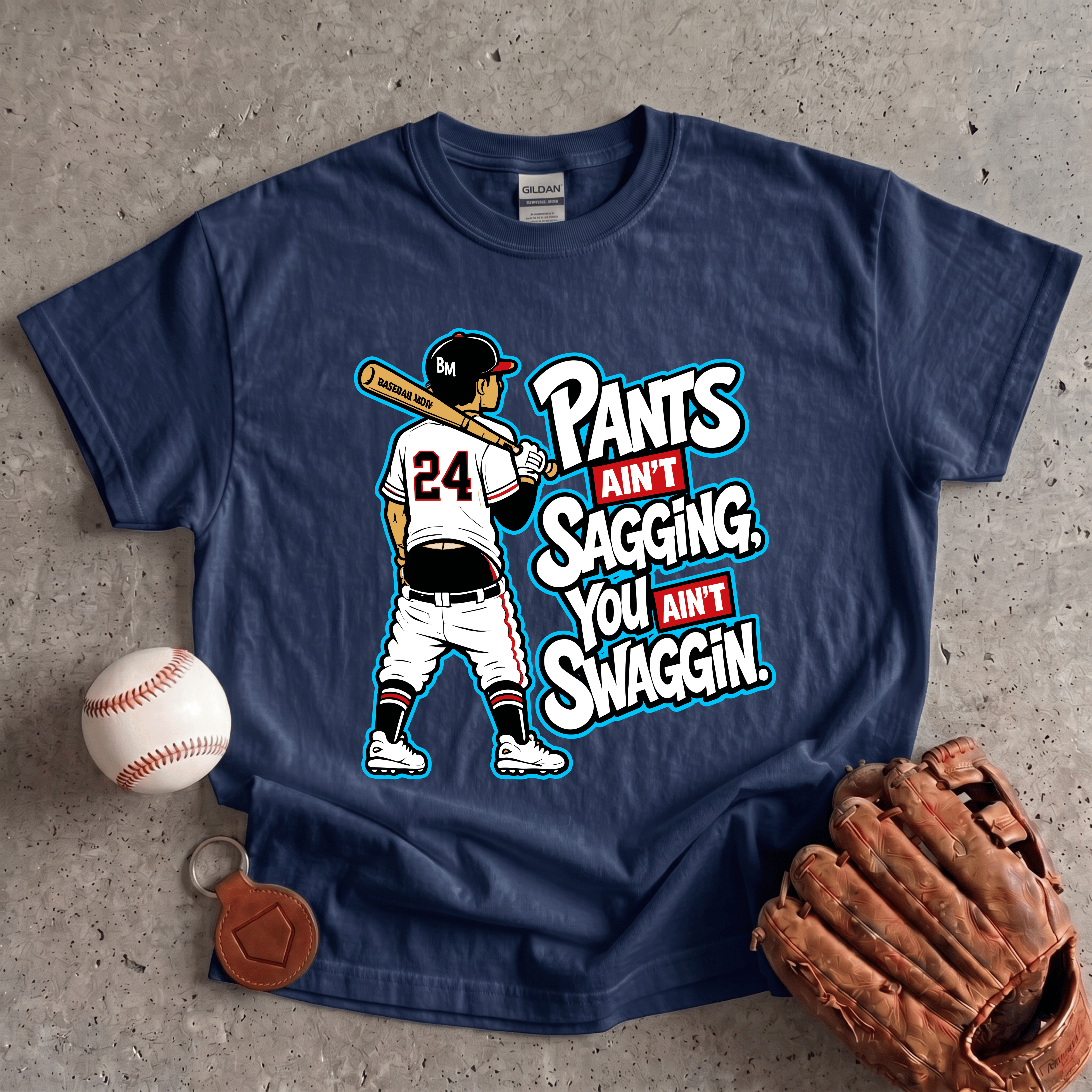 Collection of Pants Ain’t Sagging T-Shirt in a gallery layout